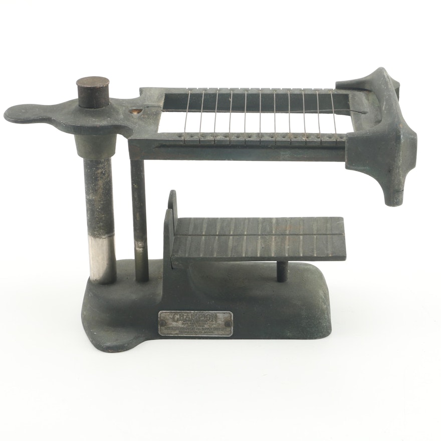 1920s Northern Equipment and Supply Co. Champion Butter Cutter