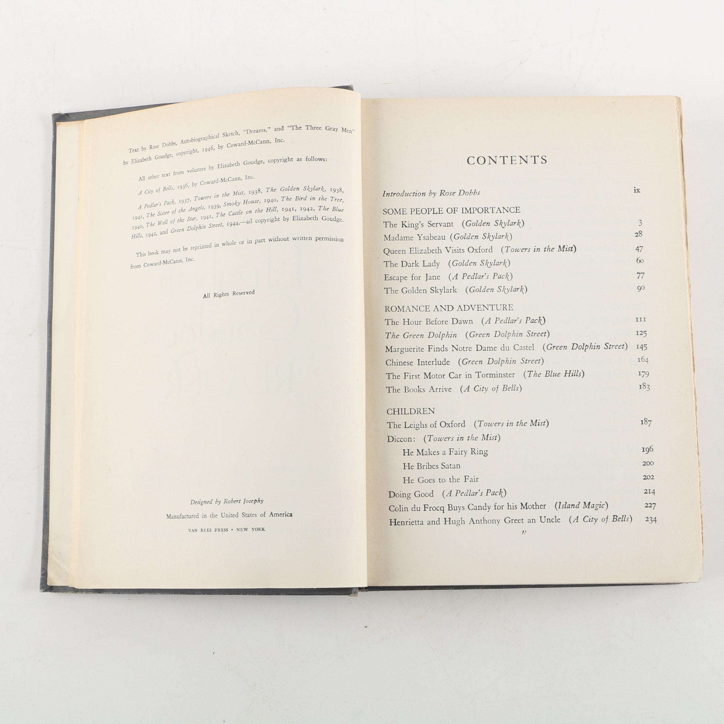 Elizabeth Goudge Novels with "The Elizabeth Goudge Reader"