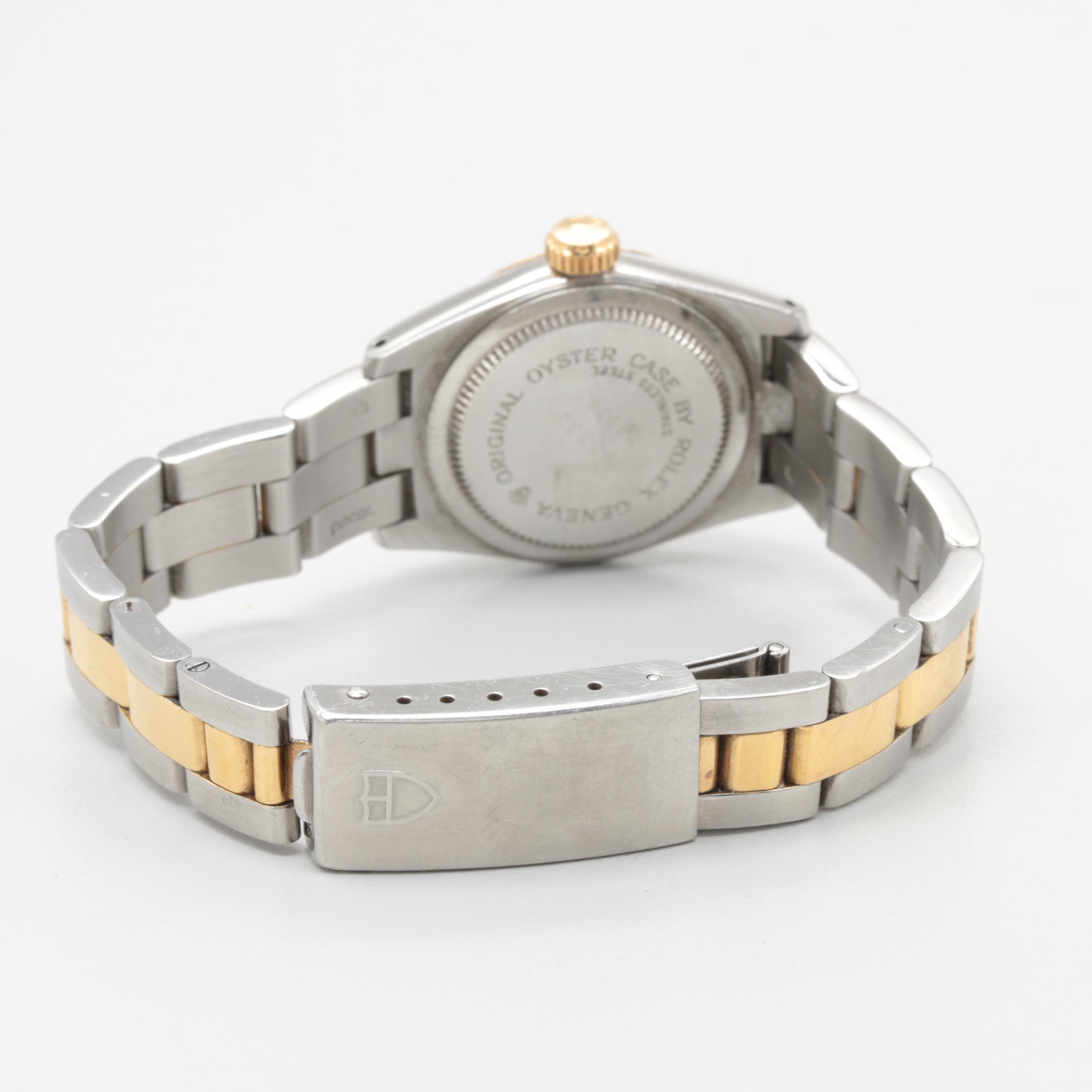 Tudor Princess Oysterdate 18K Yellow Gold and Stainless Steel Watch
