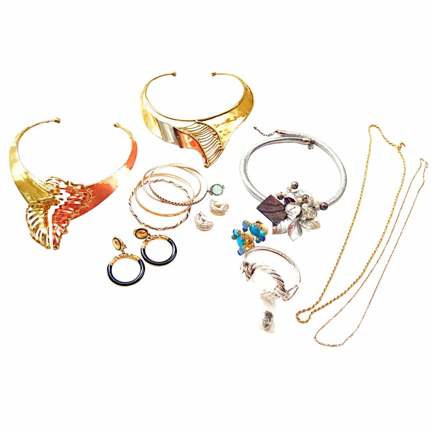 Costume Jewelry with Sterling Silver