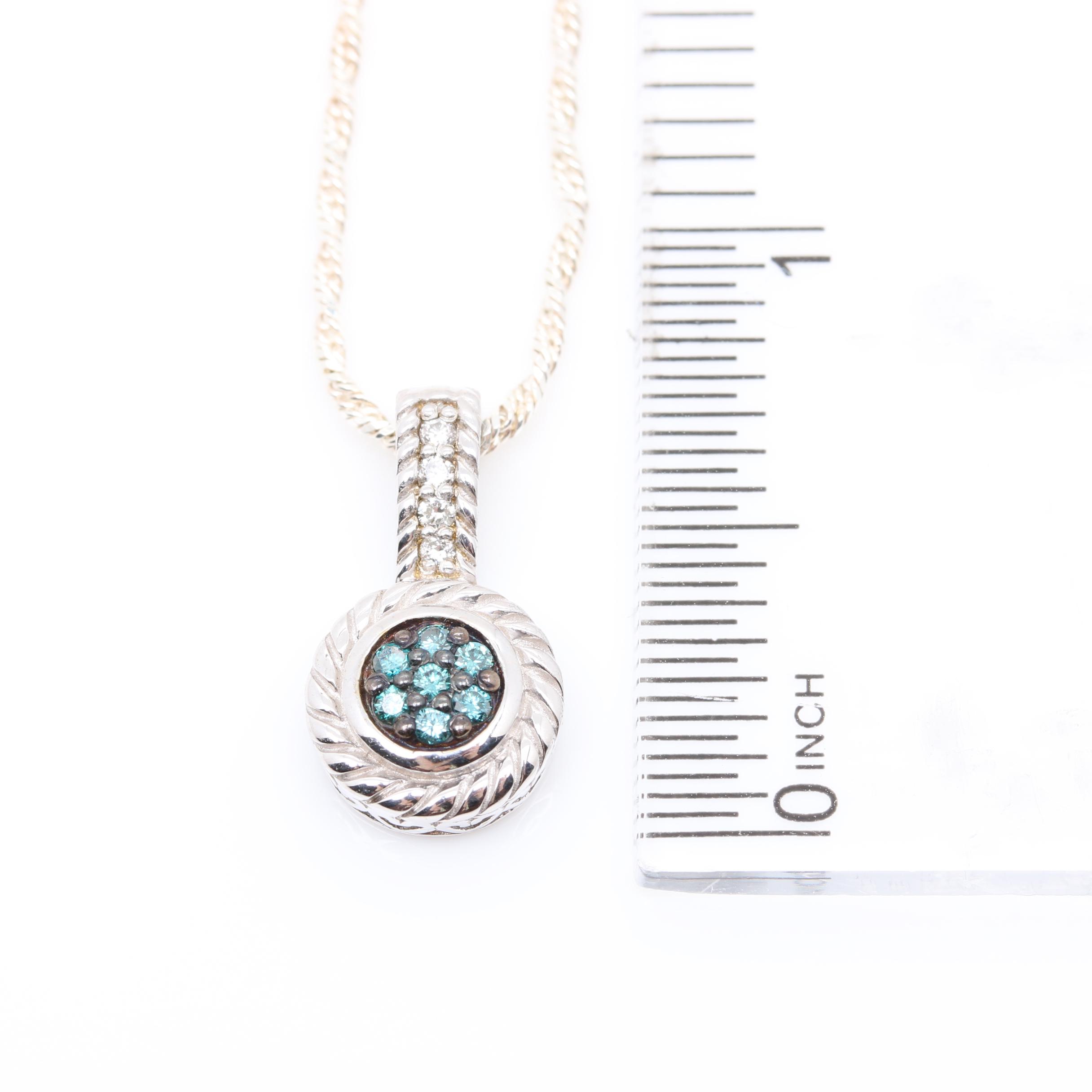 Sterling Silver Diamond Jewelry Including Kate McCullar Ring