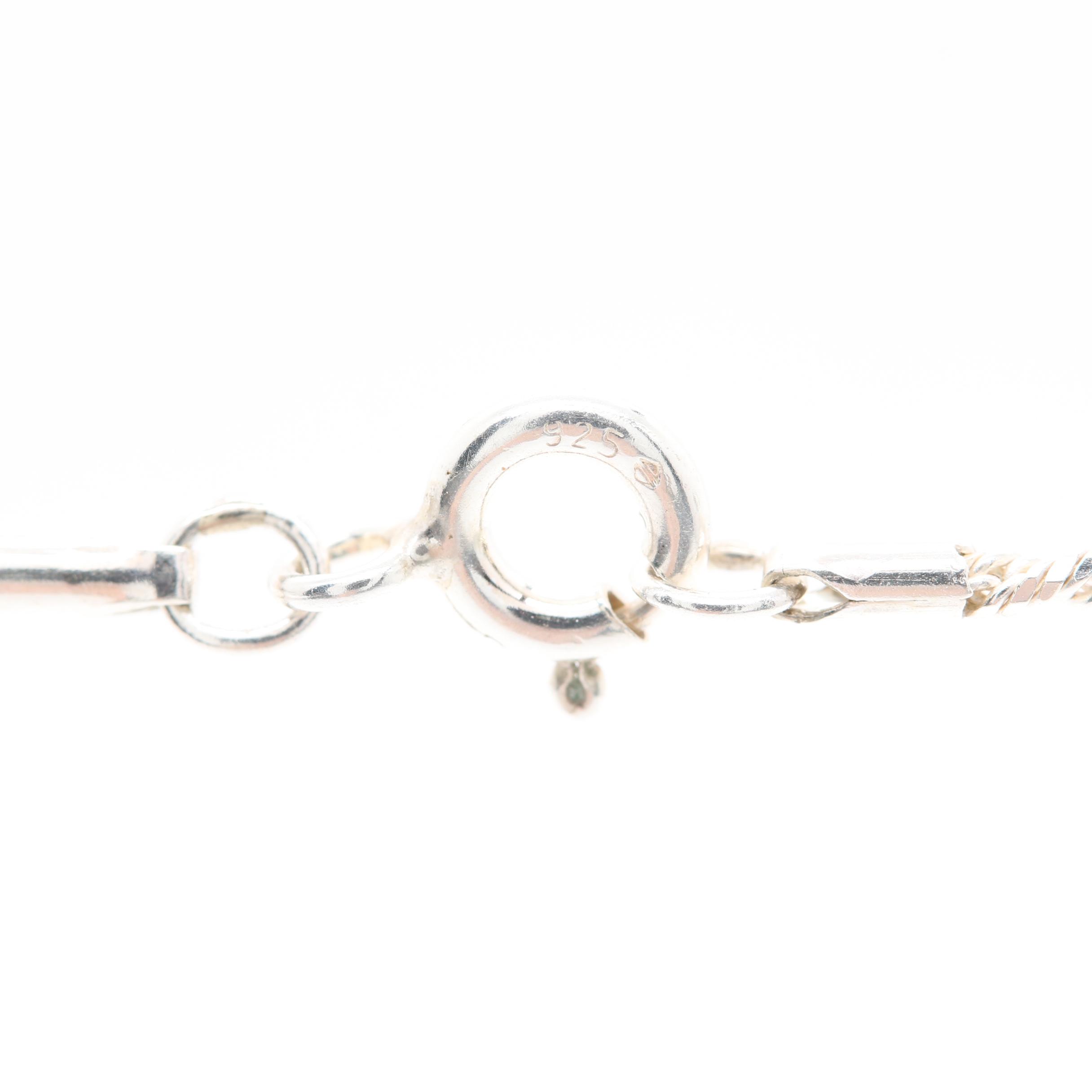 Sterling Silver Diamond Jewelry Including Kate McCullar Ring