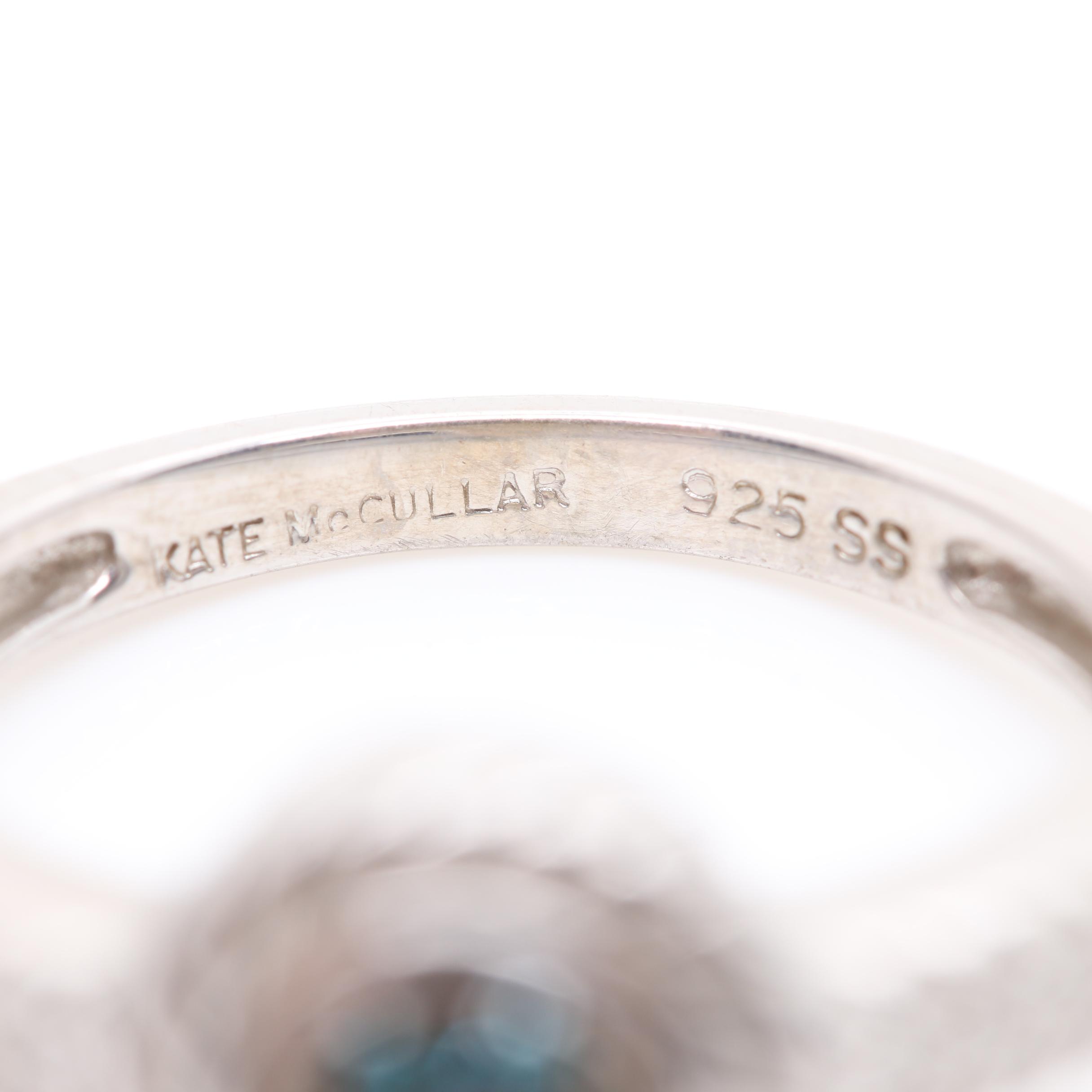 Sterling Silver Diamond Jewelry Including Kate McCullar Ring