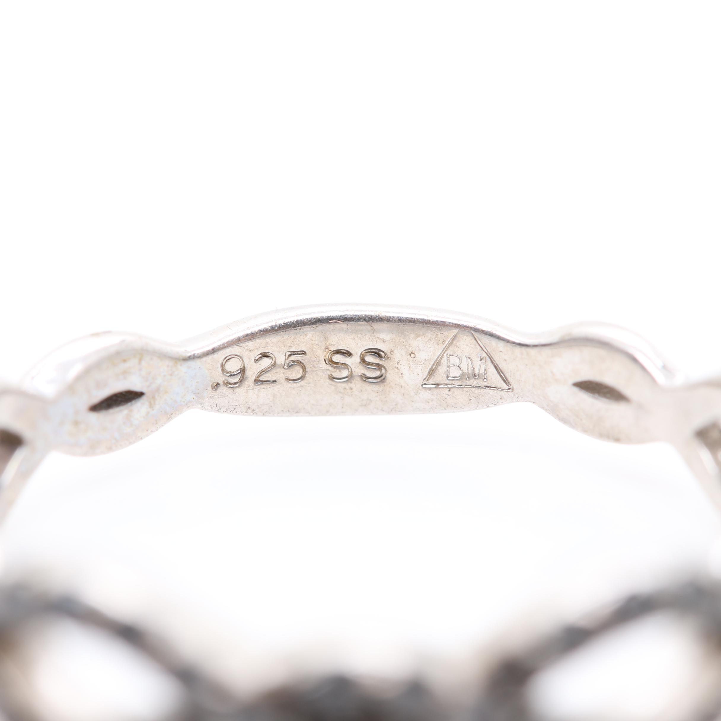 Sterling Silver Diamond Jewelry Including Kate McCullar Ring