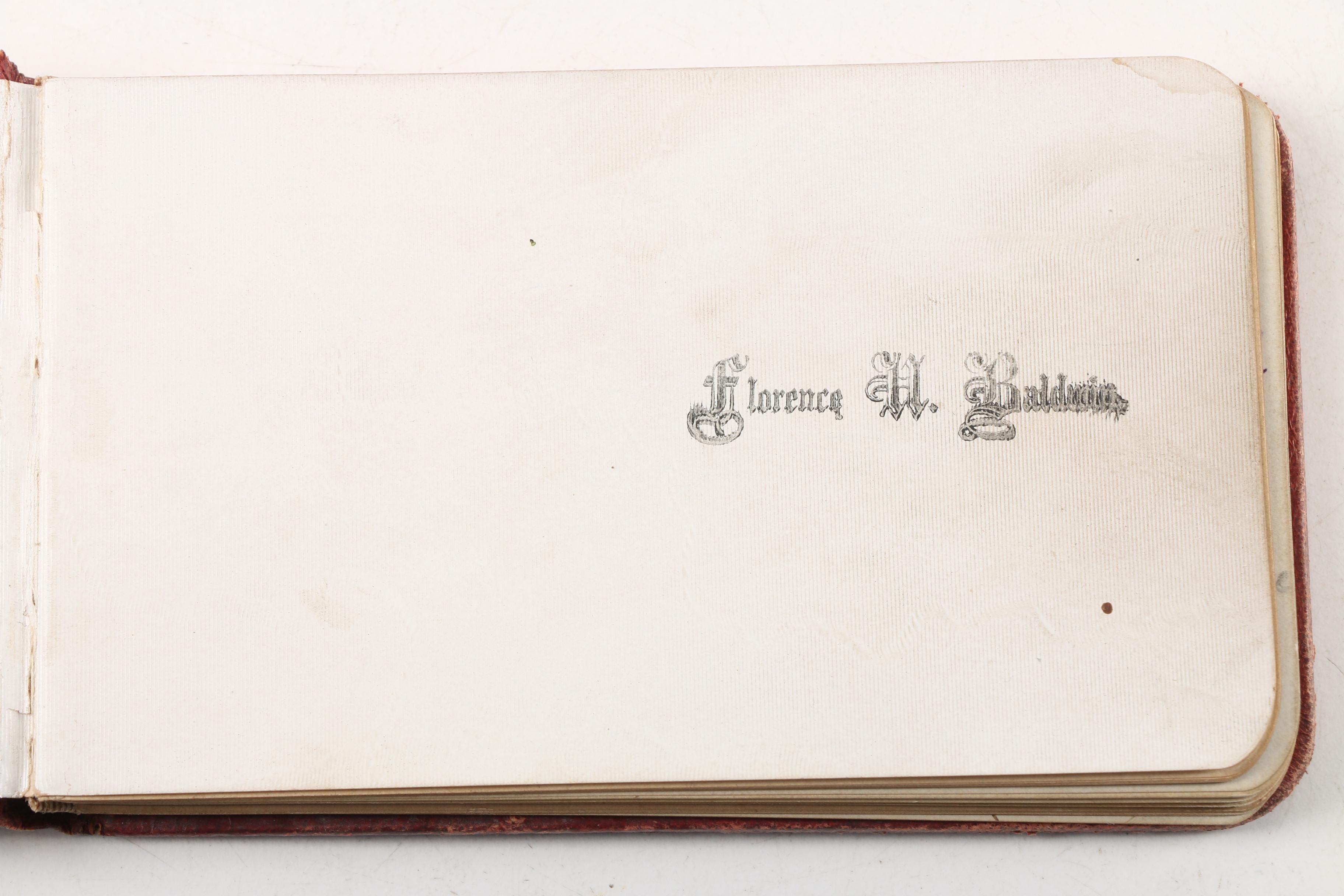 Antique Autograph Book and Other Books