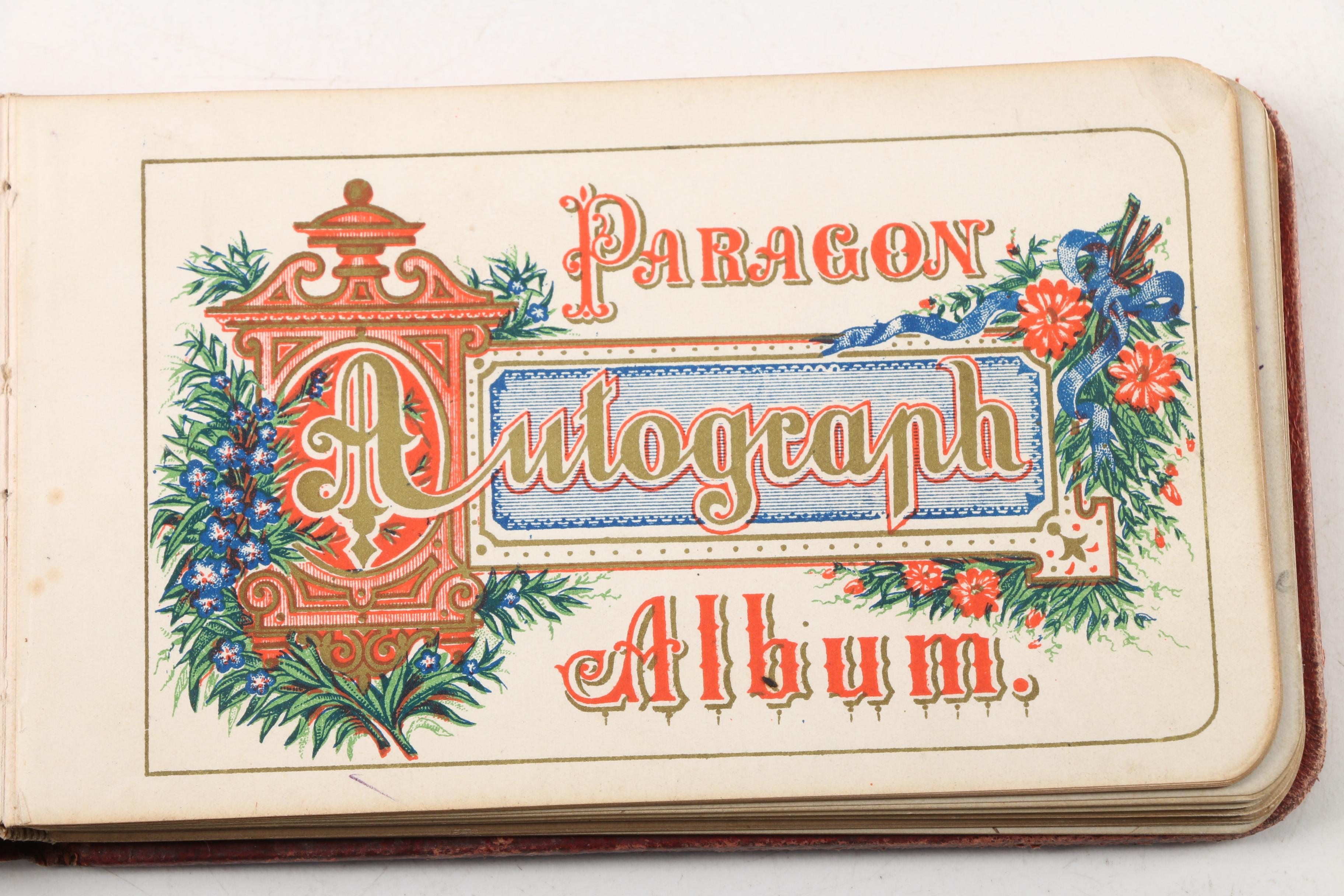 Antique Autograph Book and Other Books