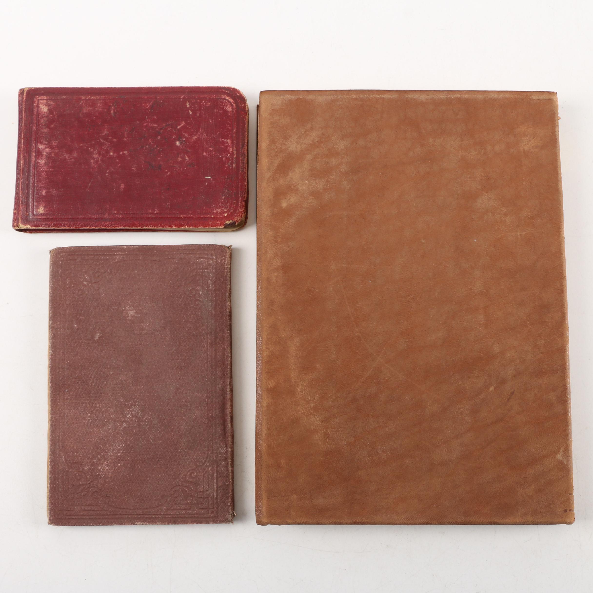 Antique Autograph Book and Other Books
