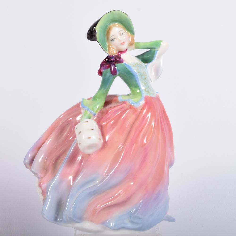 Royal Doulton "Julia," "Winsome" and "Autumn Breeze" Bone China Figurines