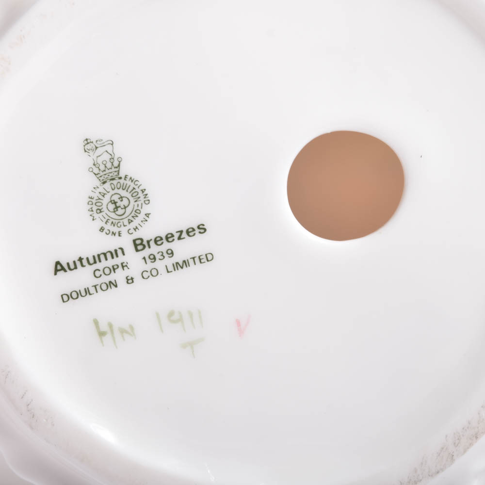 Royal Doulton "Julia," "Winsome" and "Autumn Breeze" Bone China Figurines