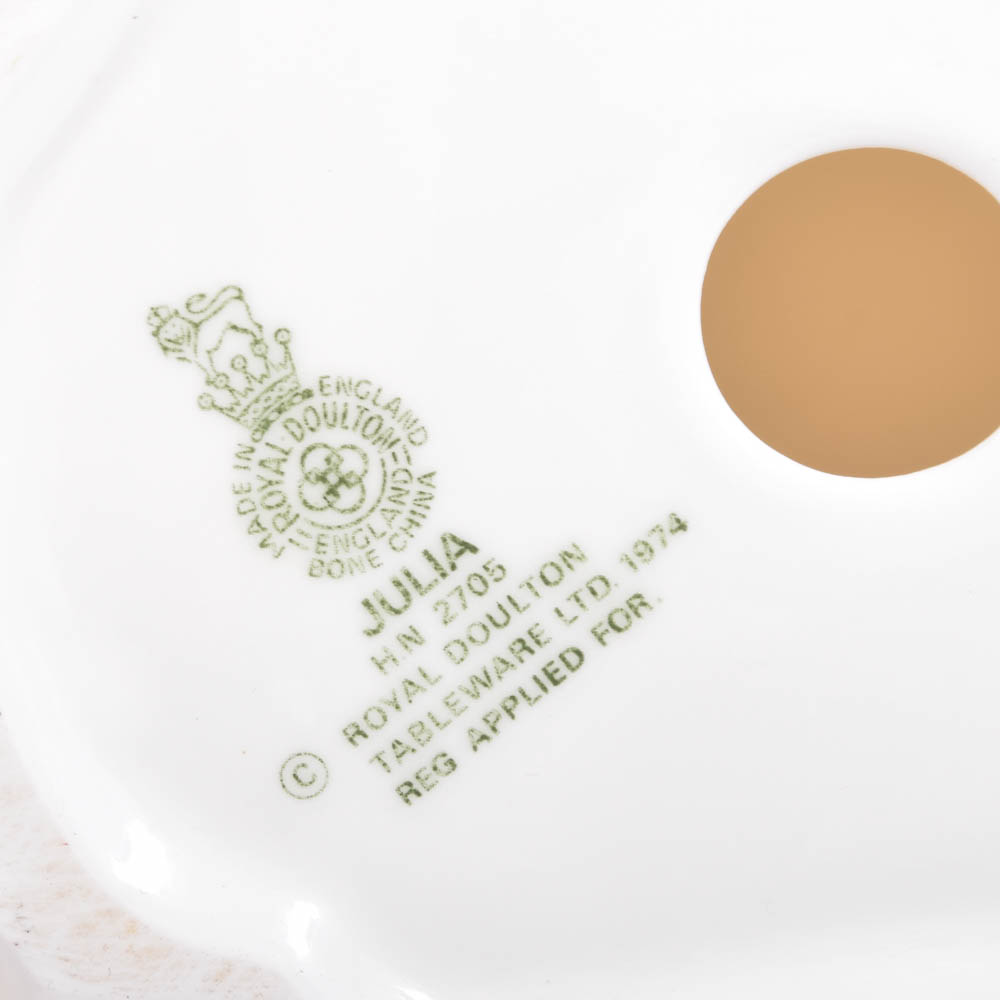 Royal Doulton "Julia," "Winsome" and "Autumn Breeze" Bone China Figurines