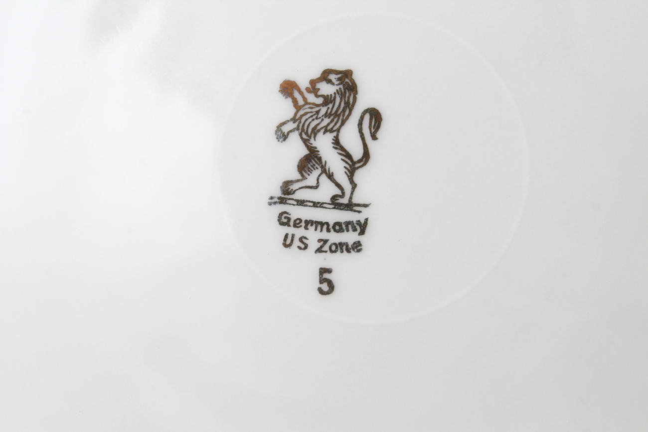 Schrvarzenhammer and Vintage Reticulated Porcelain Plates