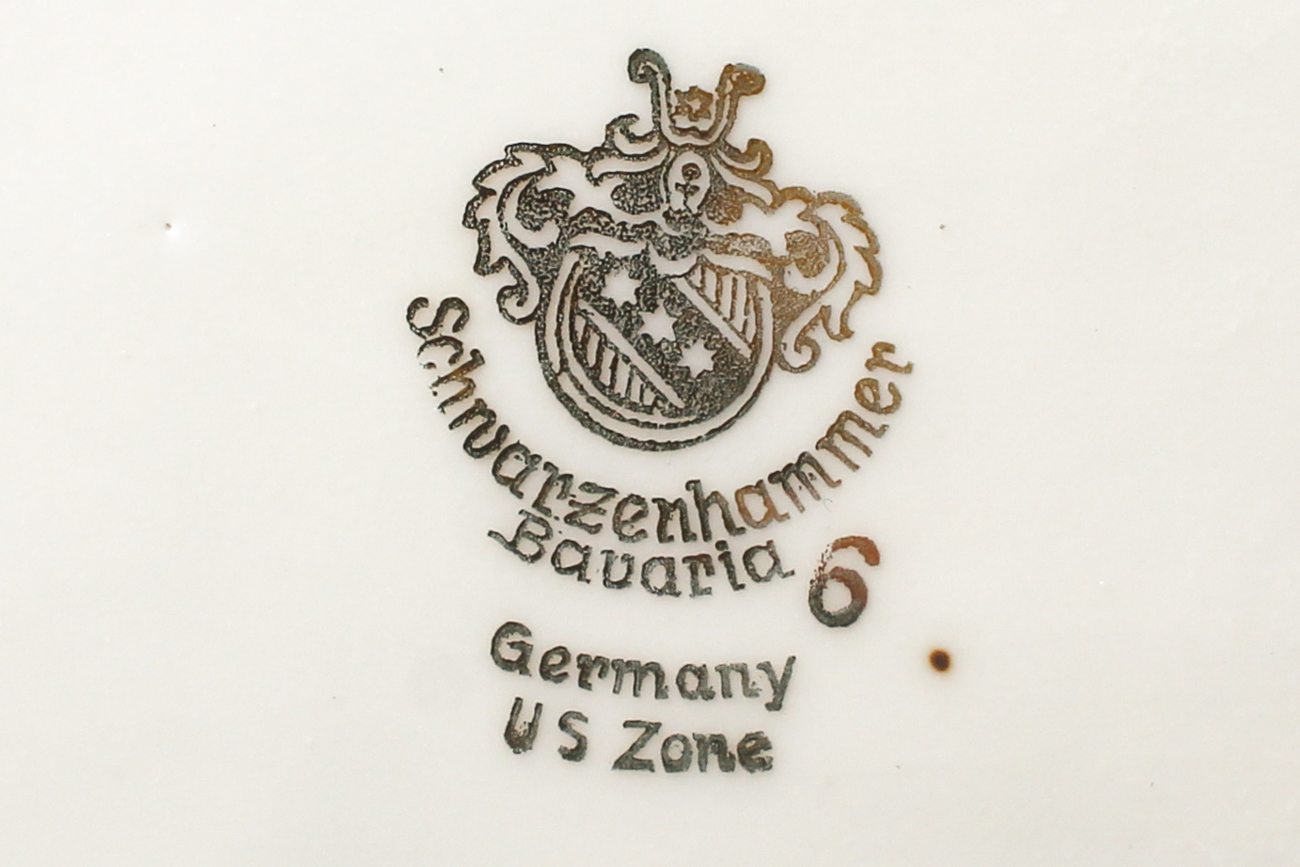 Schrvarzenhammer and Vintage Reticulated Porcelain Plates
