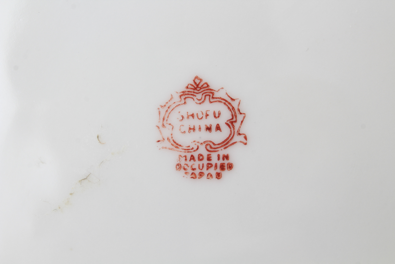Schrvarzenhammer and Vintage Reticulated Porcelain Plates