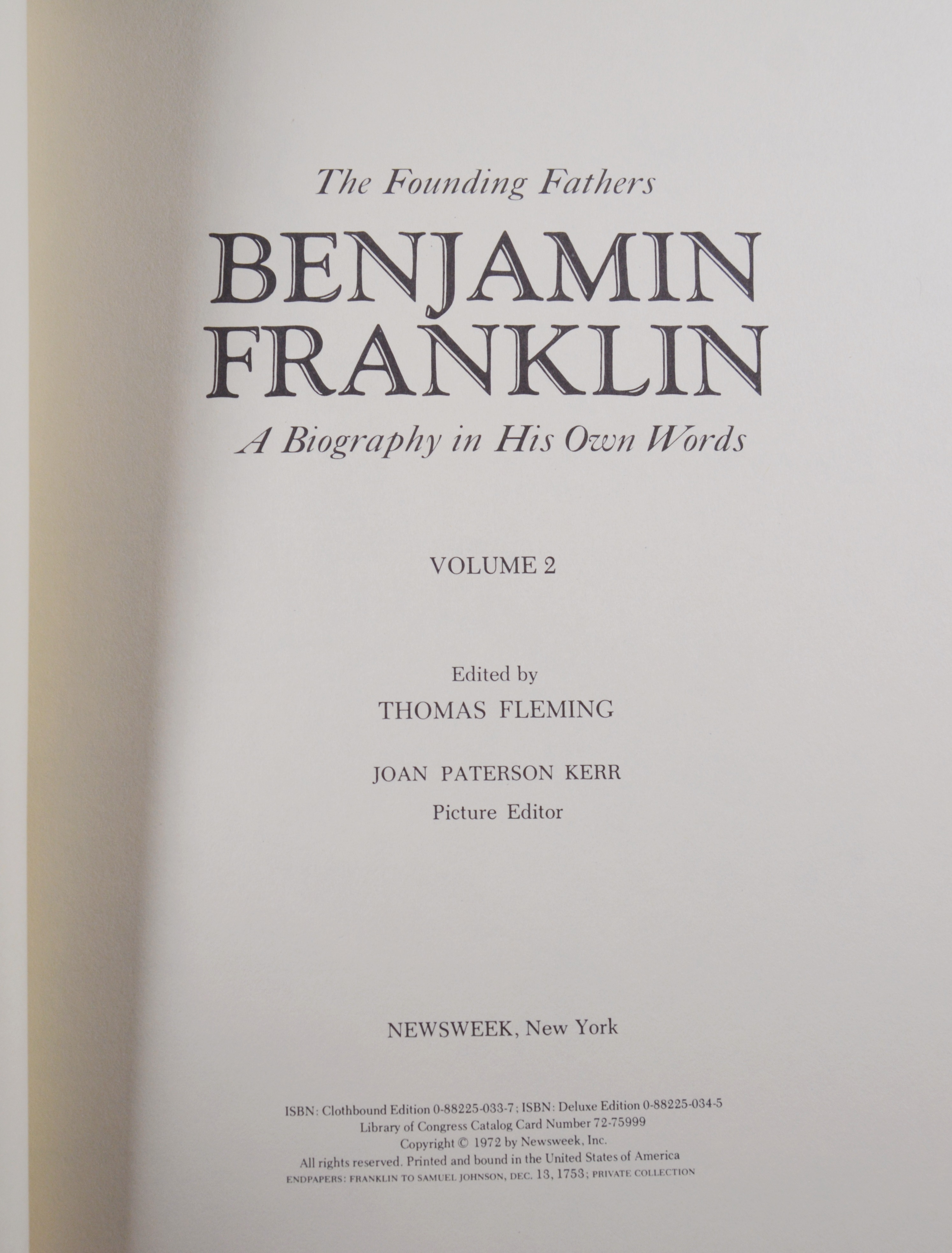 "The Founding Fathers" Twelve Volume Set by The Editors of Newsweek Books