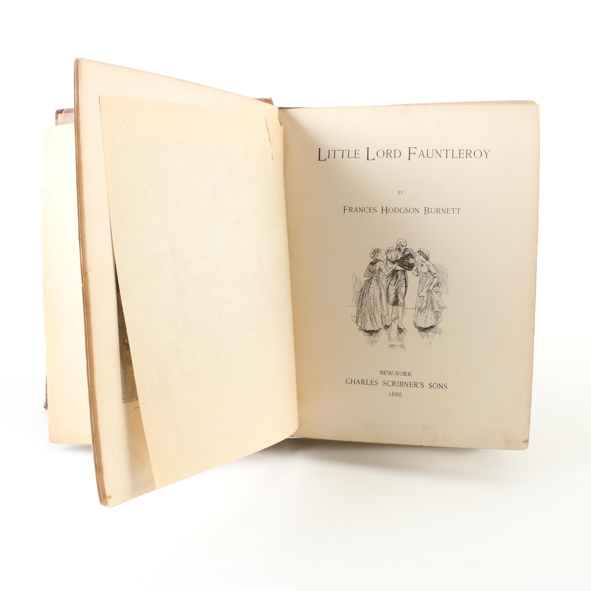 Frances Hodgson Burnett First Edition Novels including "Little Lord Fauntleroy"
