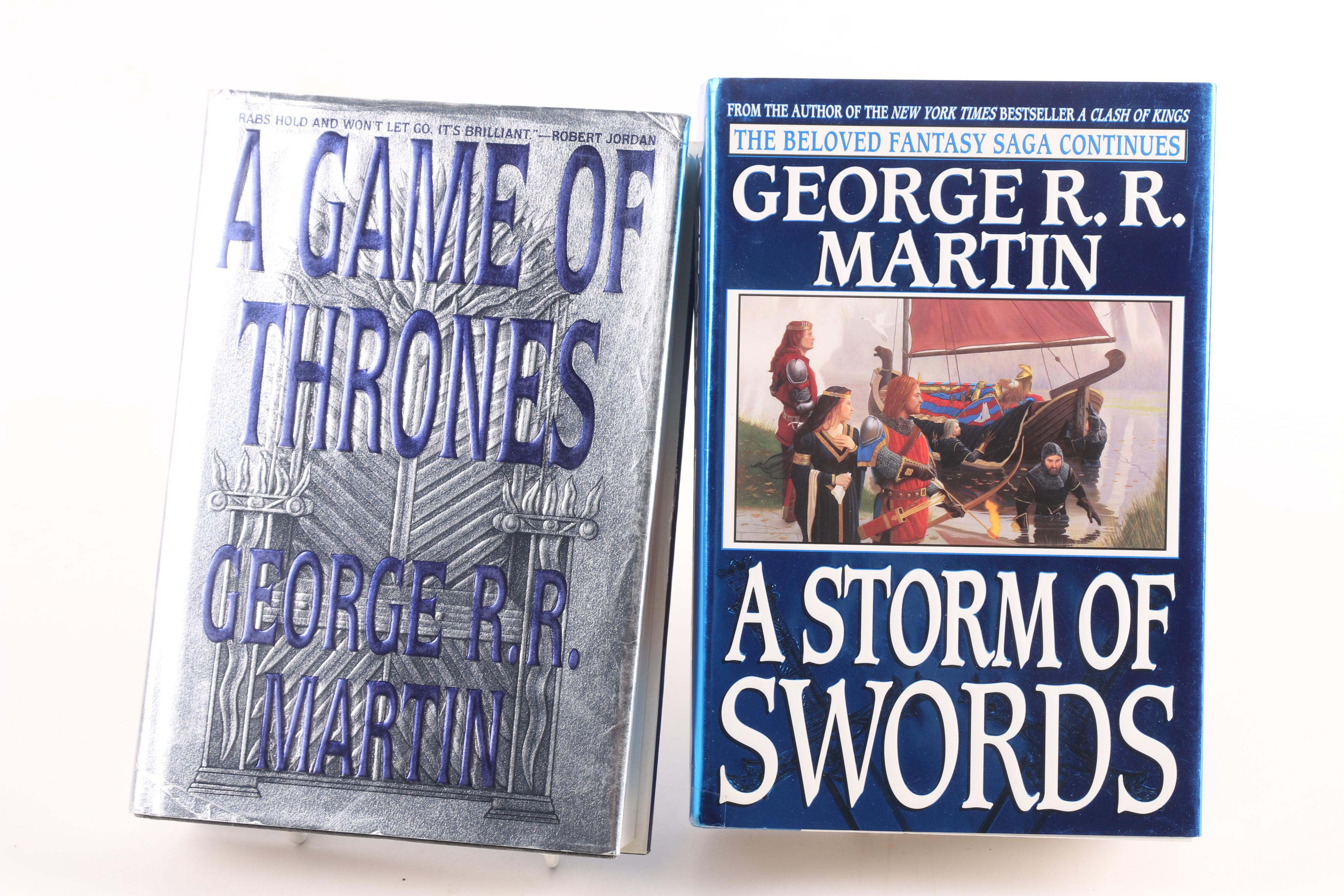 First American Editions "A Game of Thrones" and "A Storm of Swords"