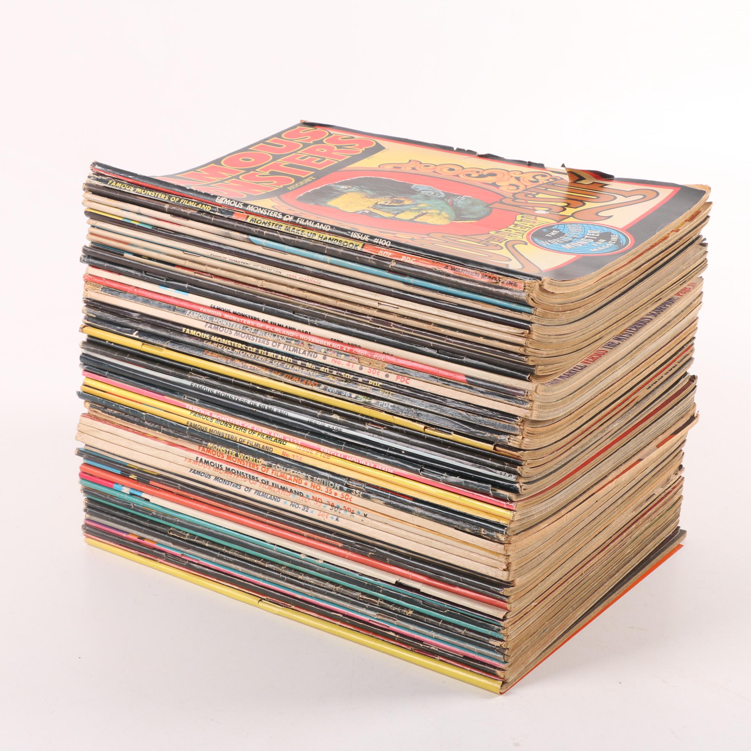 1960s and '70s Monsters Magazines including "Famous Monsters of Filmland"