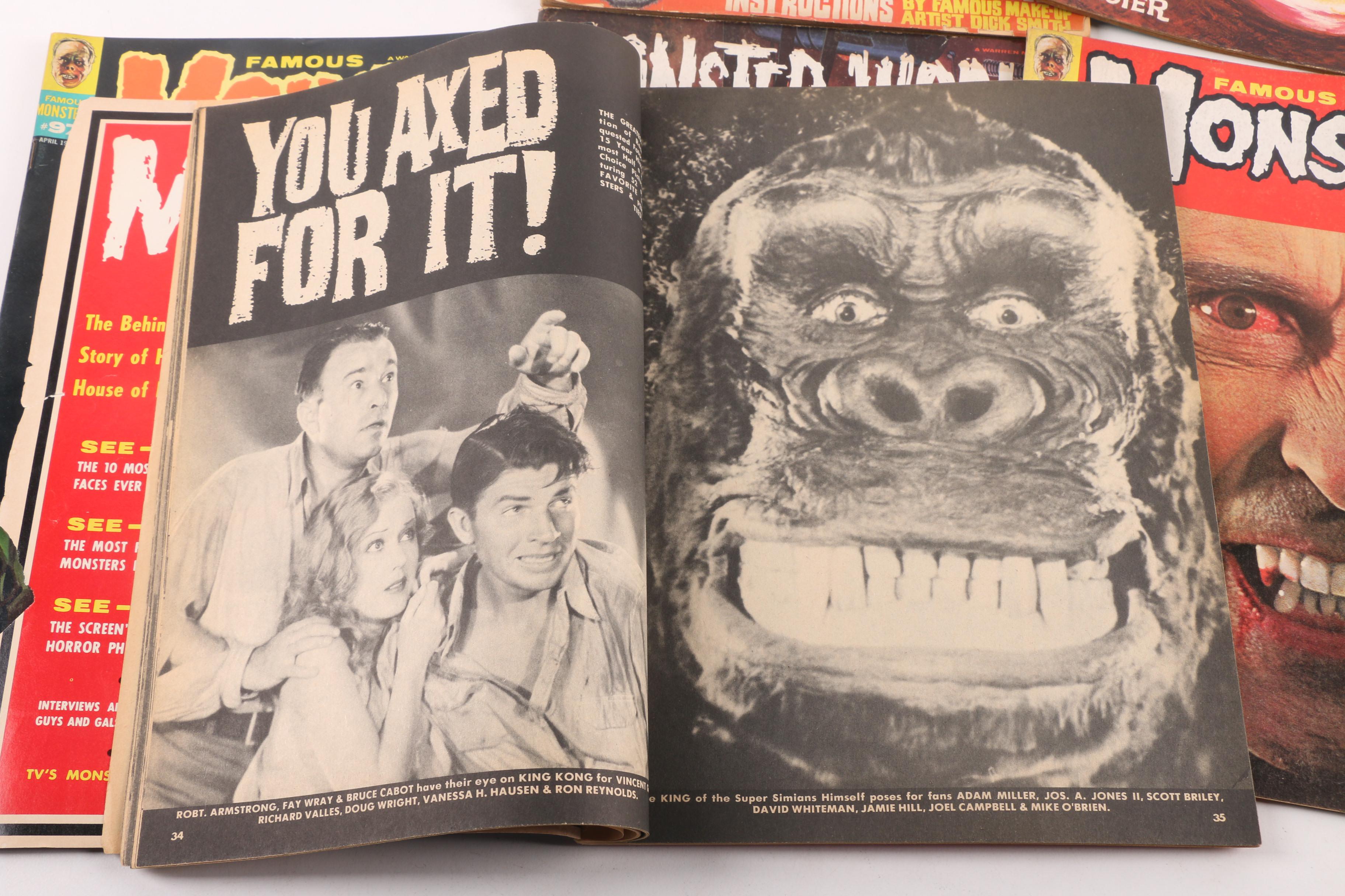 1960s and '70s Monsters Magazines including "Famous Monsters of Filmland"