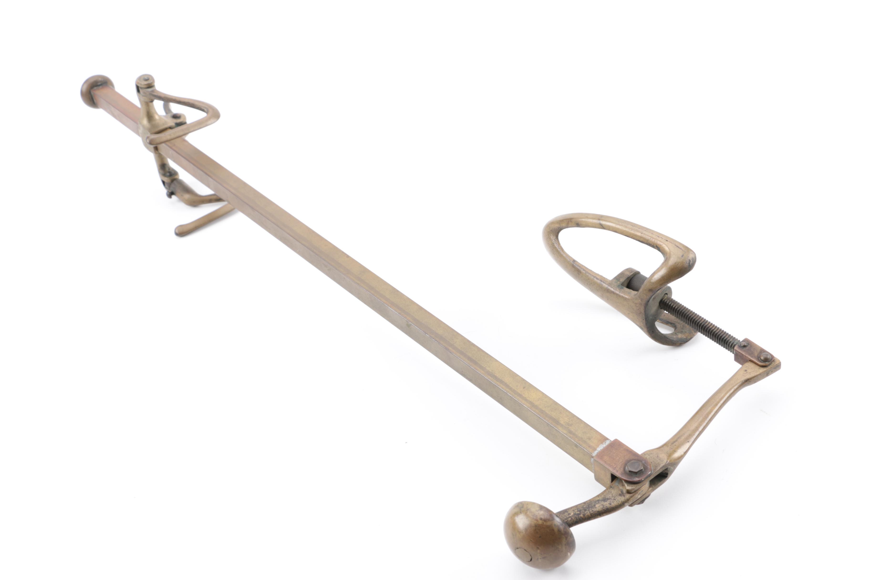 Vintage "The Moland" Brass Equestrian Riding Boot Tree Stretcher