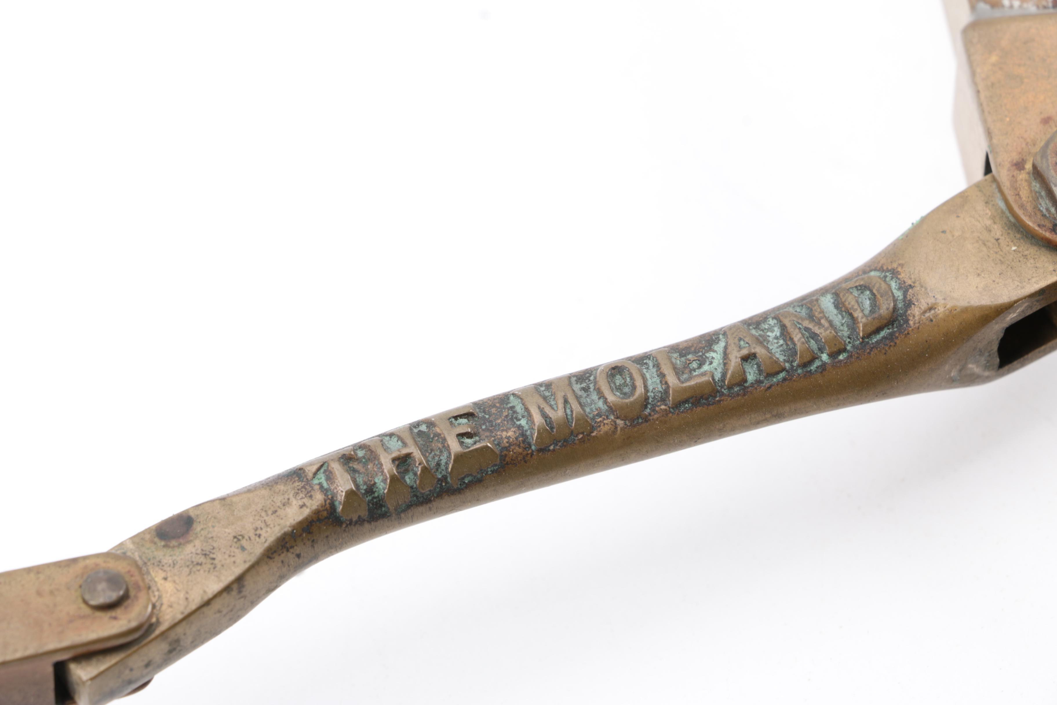 Vintage "The Moland" Brass Equestrian Riding Boot Tree Stretcher