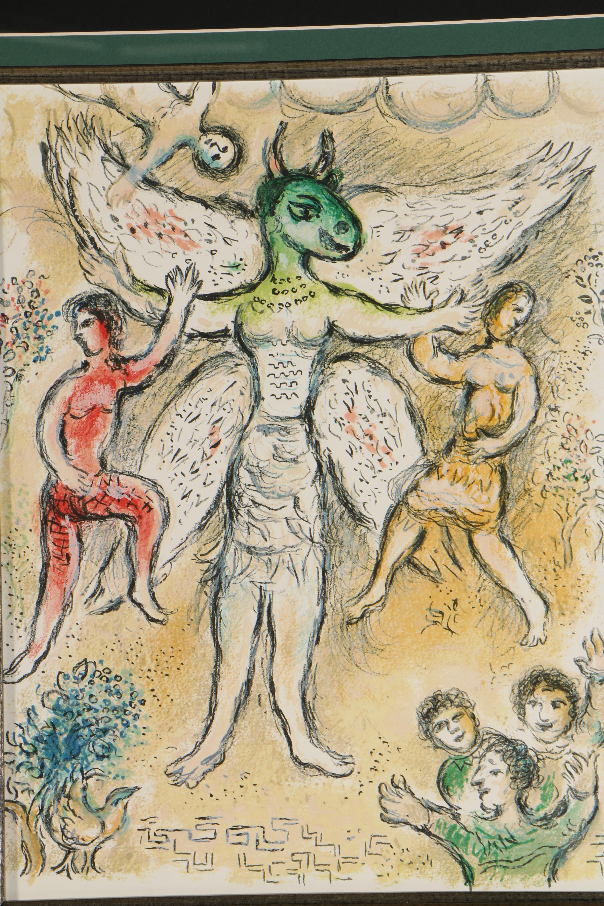 Photomechanical Prints after Marc Chagall from "Homer, L'Odyssée"