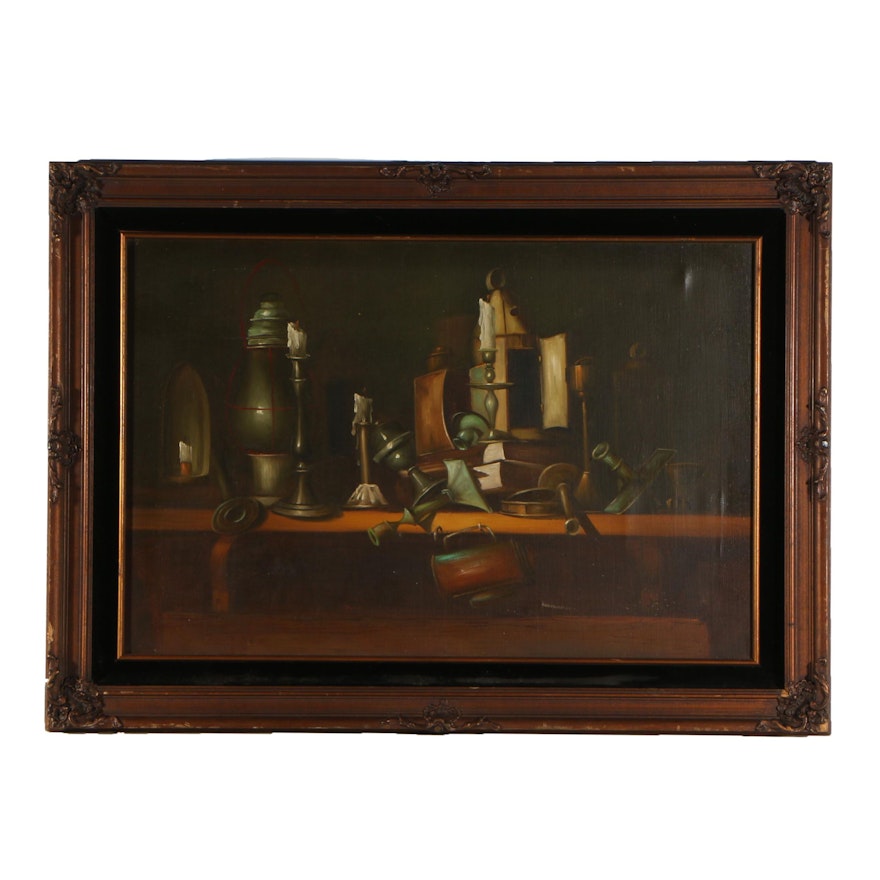 20th Century Still Life Oil Painting