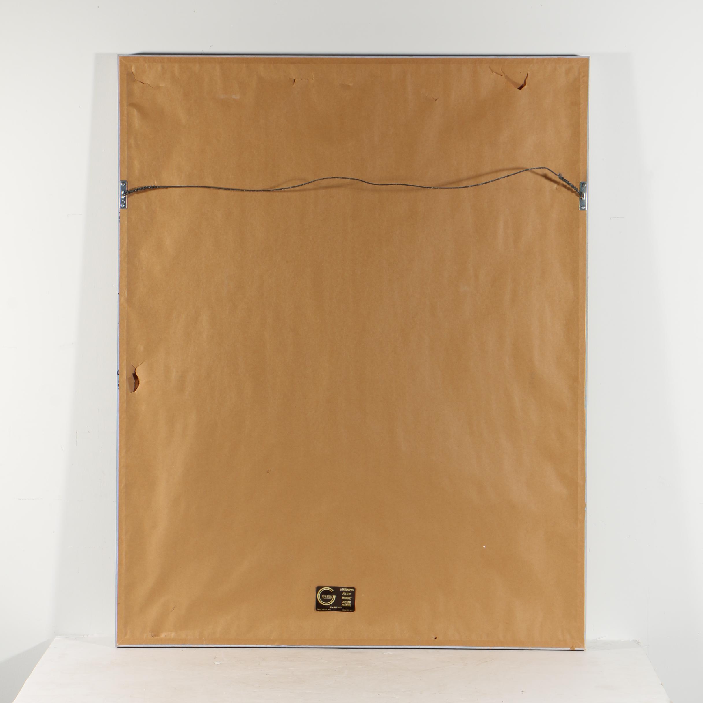 Harriet Chaprack Kapel Artist's Proof Offset Lithograph "Fishing Harbor"