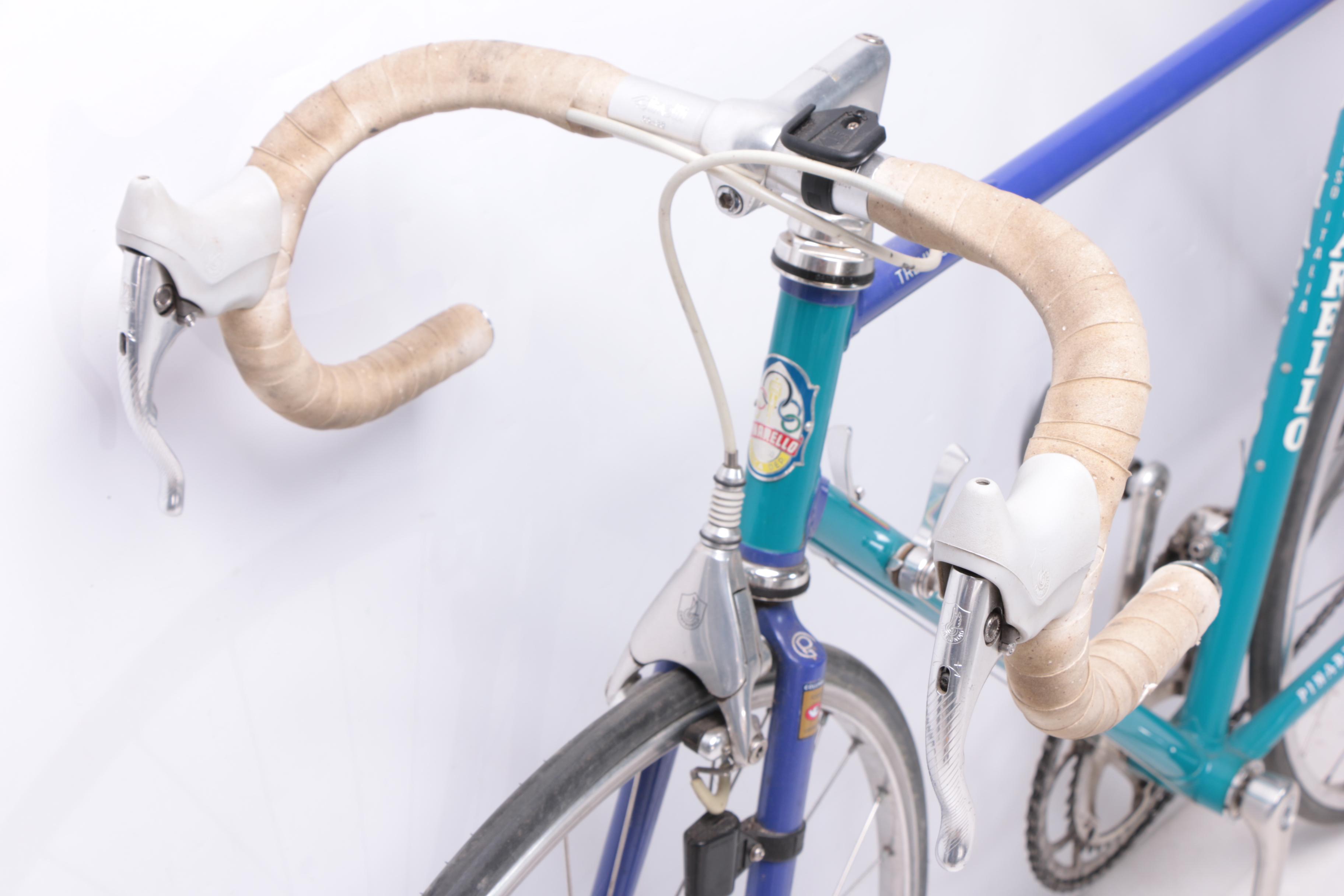 Pinarello Treviso Italia Bicycle and Schwinn Mag Turbo Bike Trainer