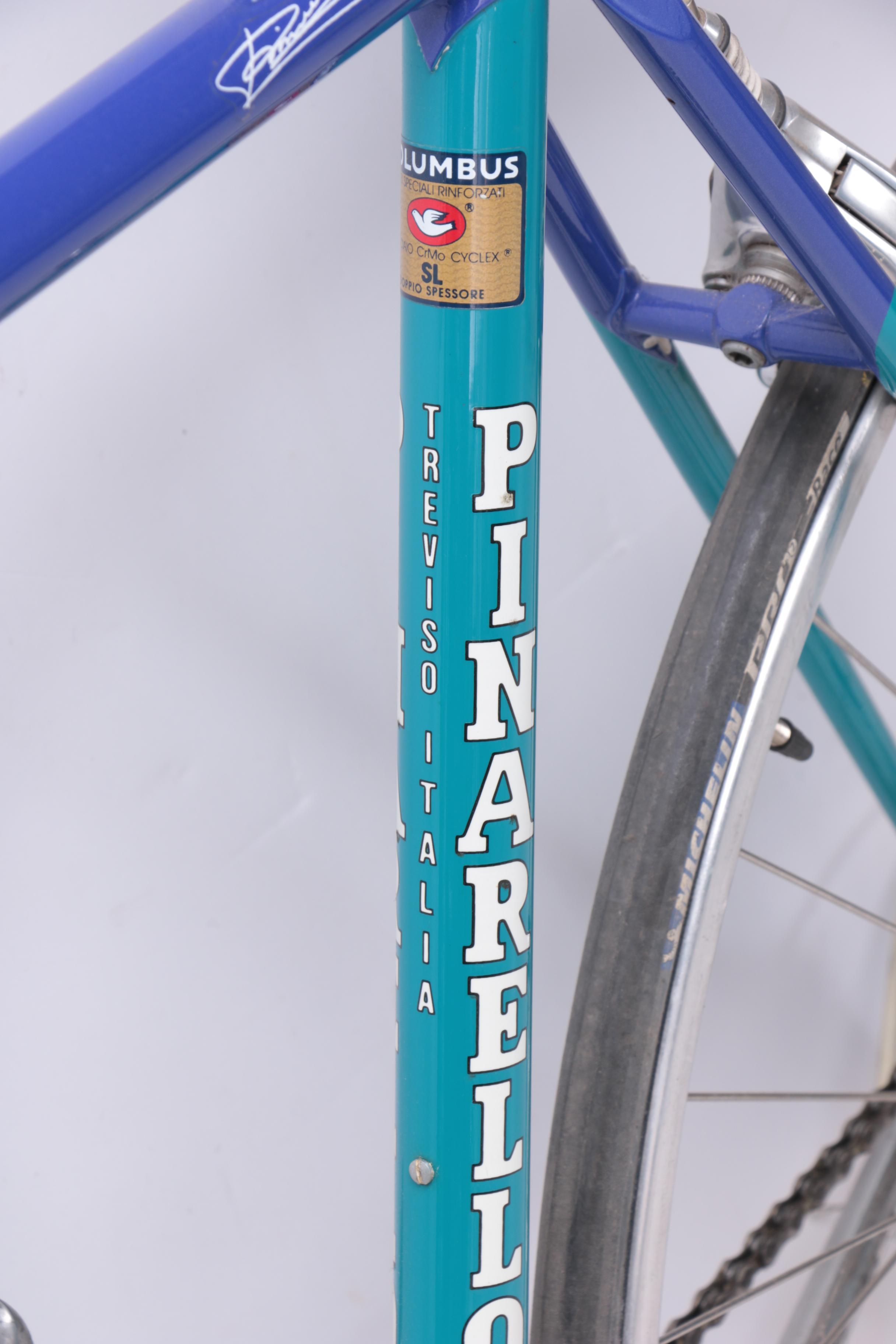 Pinarello Treviso Italia Bicycle and Schwinn Mag Turbo Bike Trainer