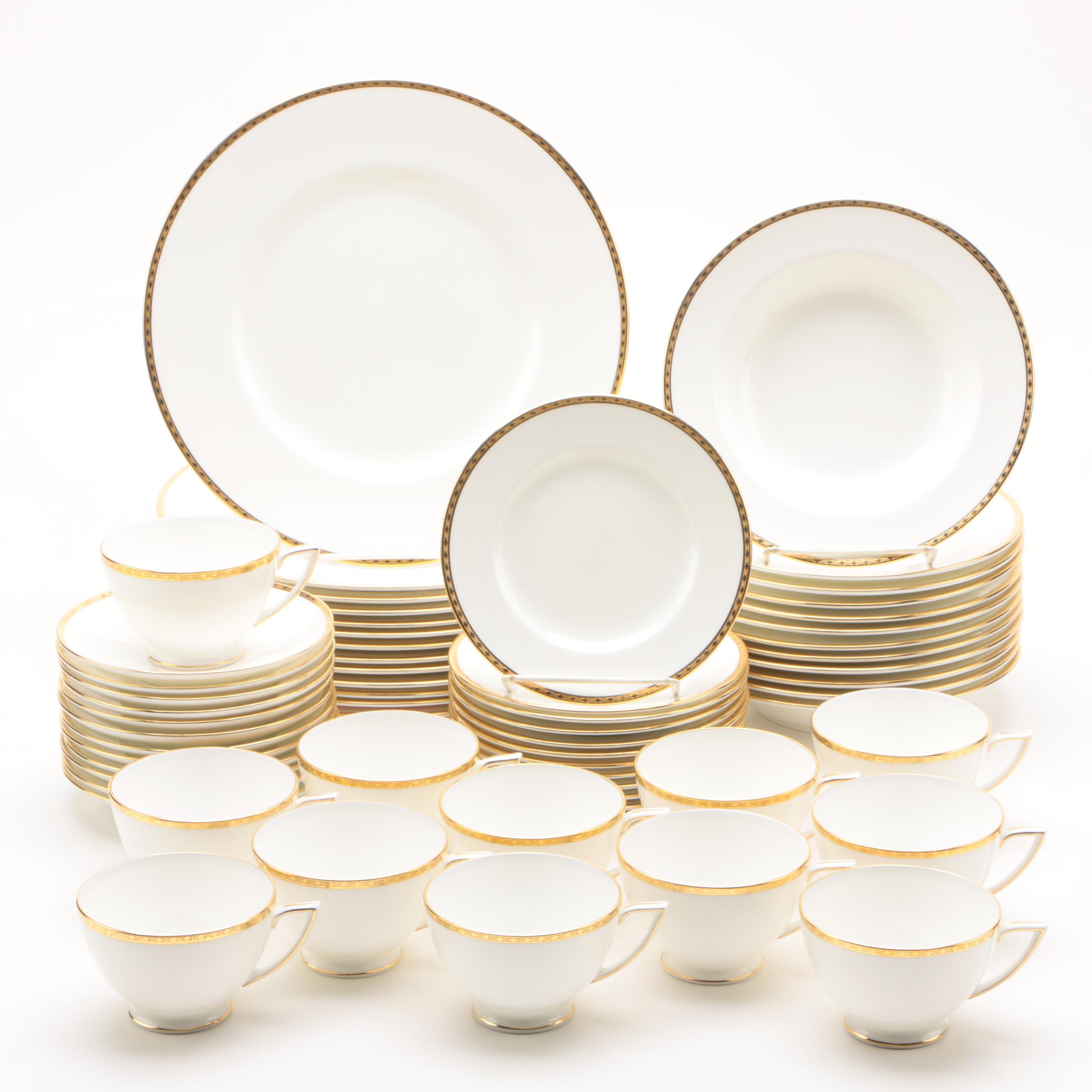 Vintage Minton "Golden Heritage" Bone China Dinnerware c. 1957-79