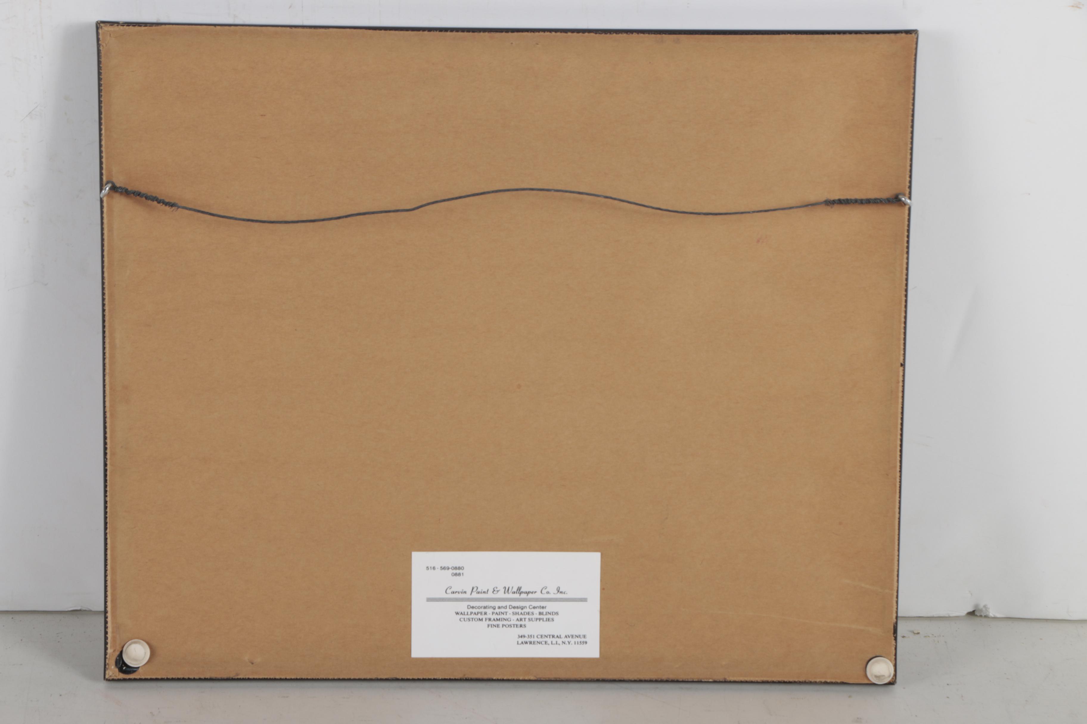 South American Style Relief Print on Handmade Paper