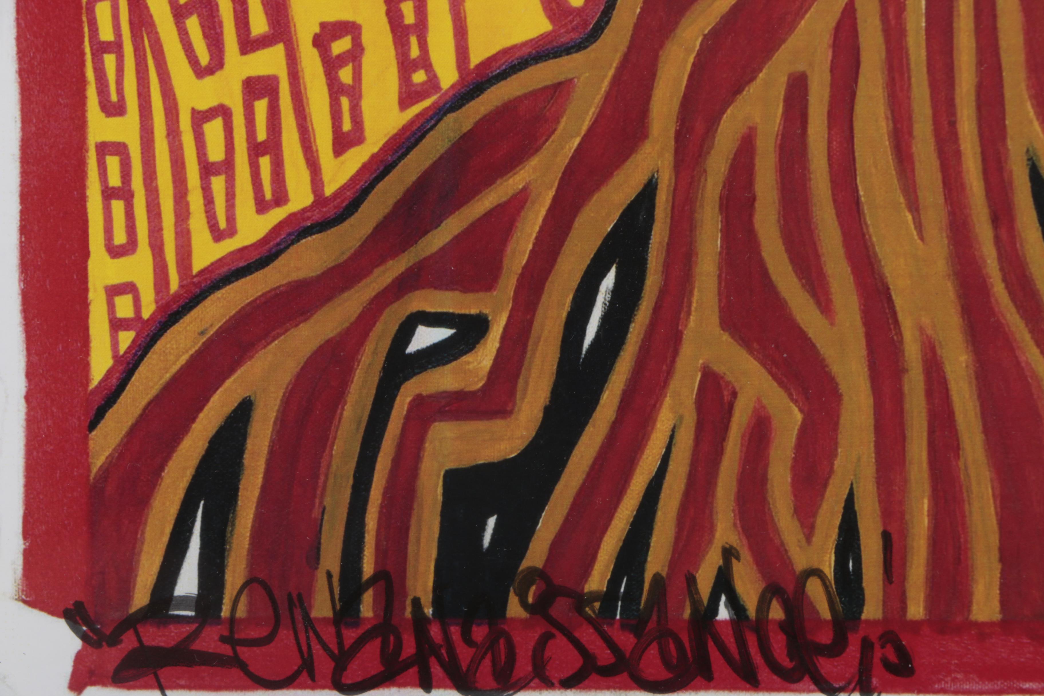 Samuel Renaissance Offset Lithograph "Routes"