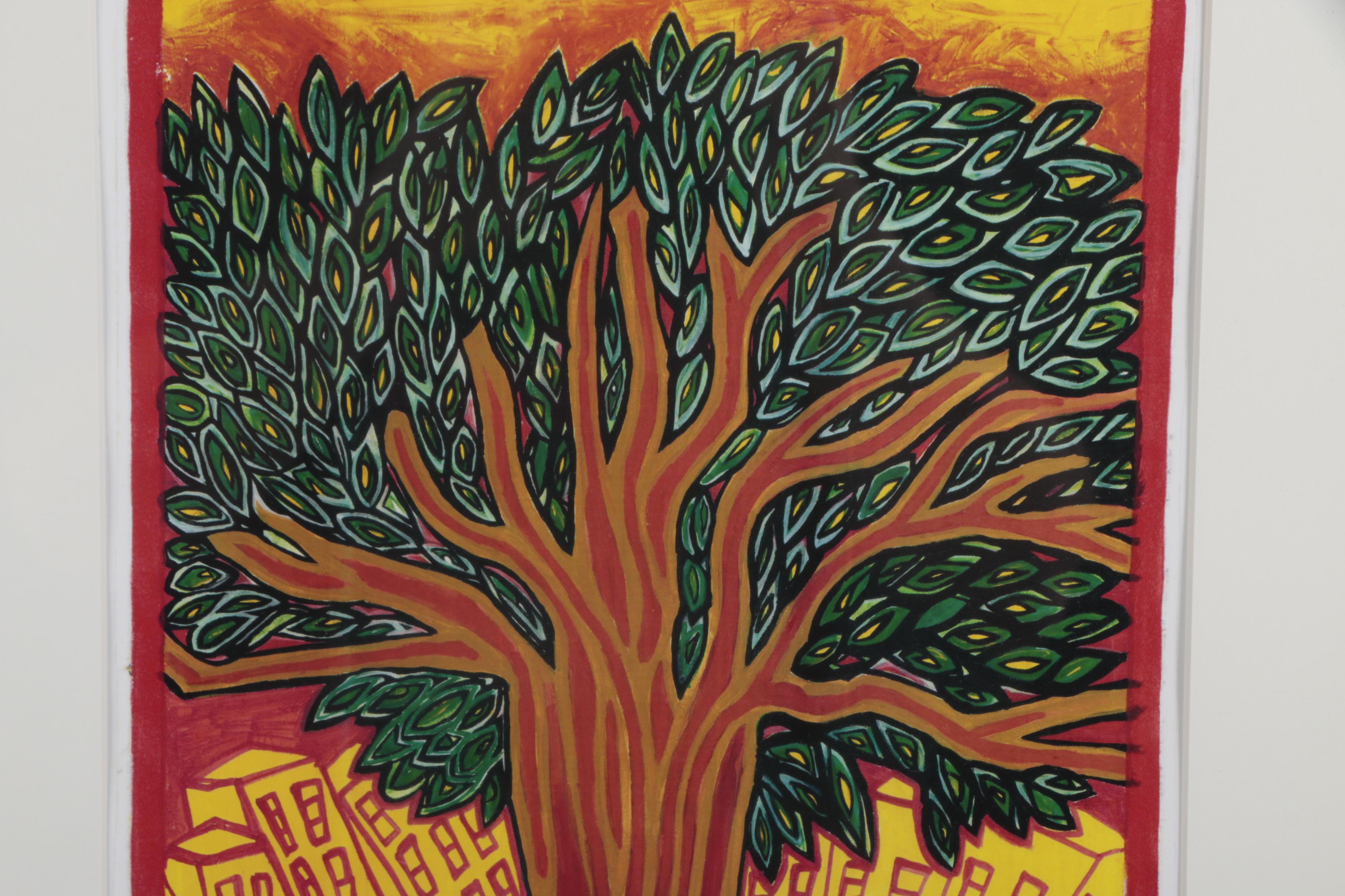 Samuel Renaissance Offset Lithograph "Routes"