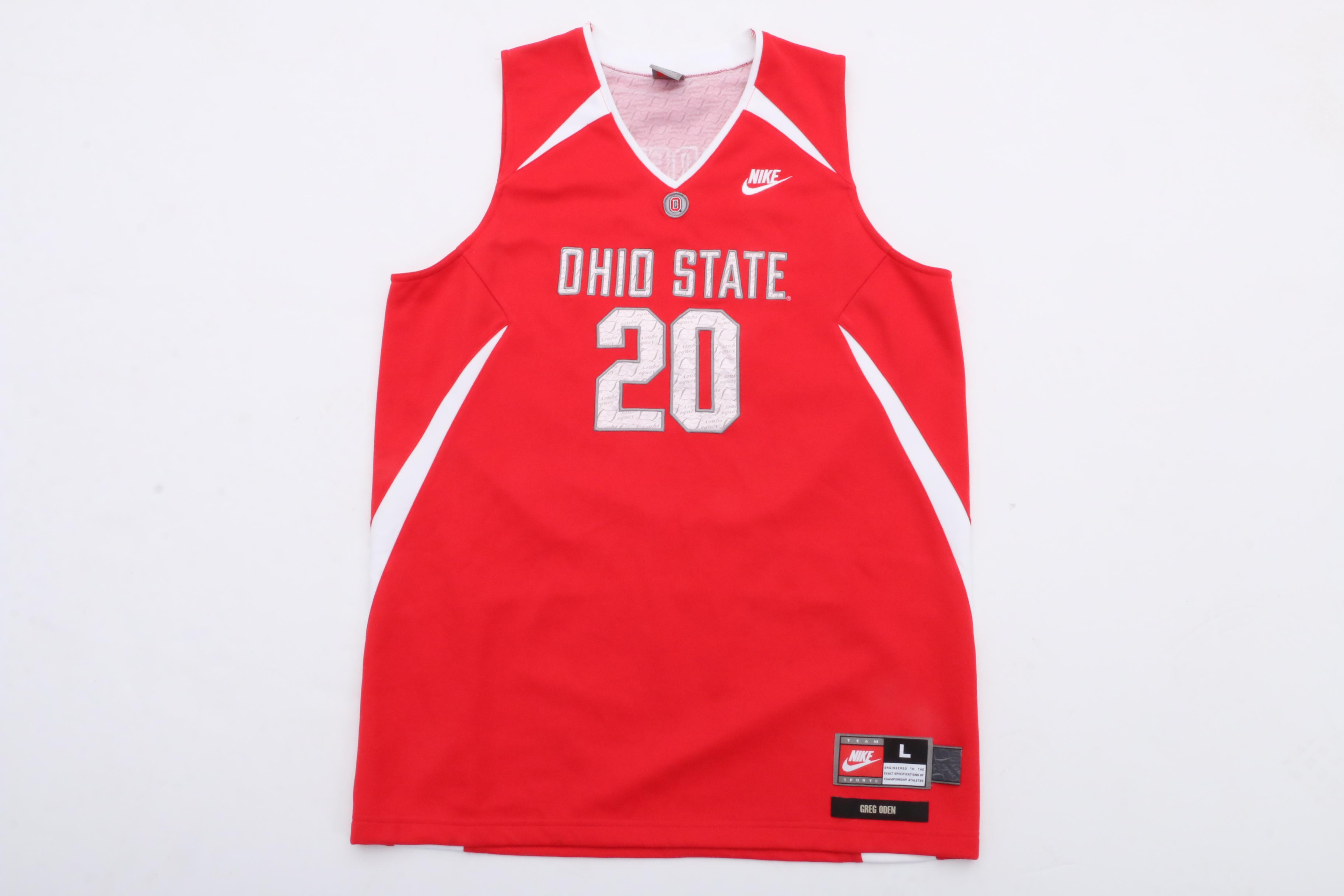 Six NBA and NCAA Basketball Jerseys Including North Carolina Michael Jordan