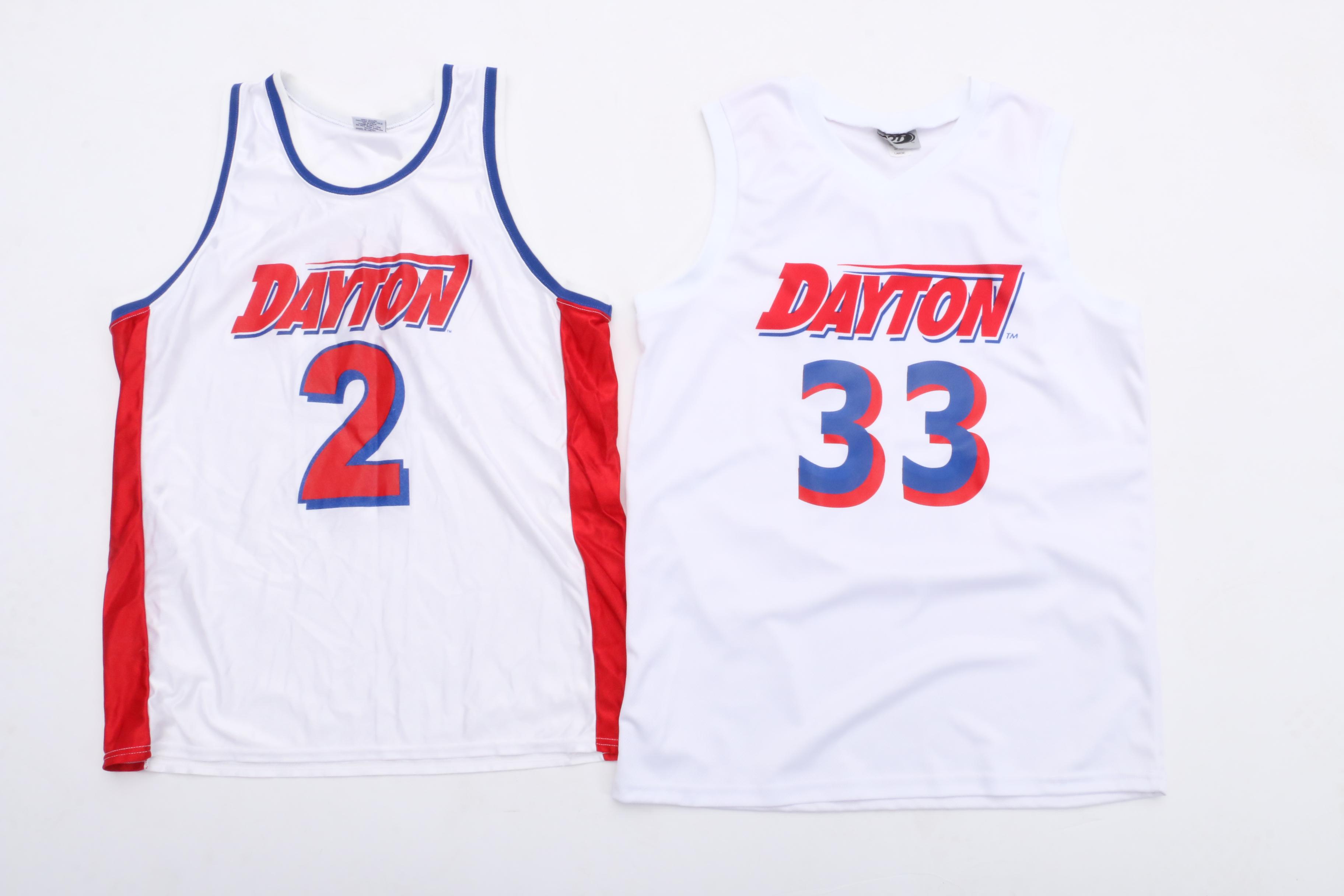 Six NBA and NCAA Basketball Jerseys Including North Carolina Michael Jordan