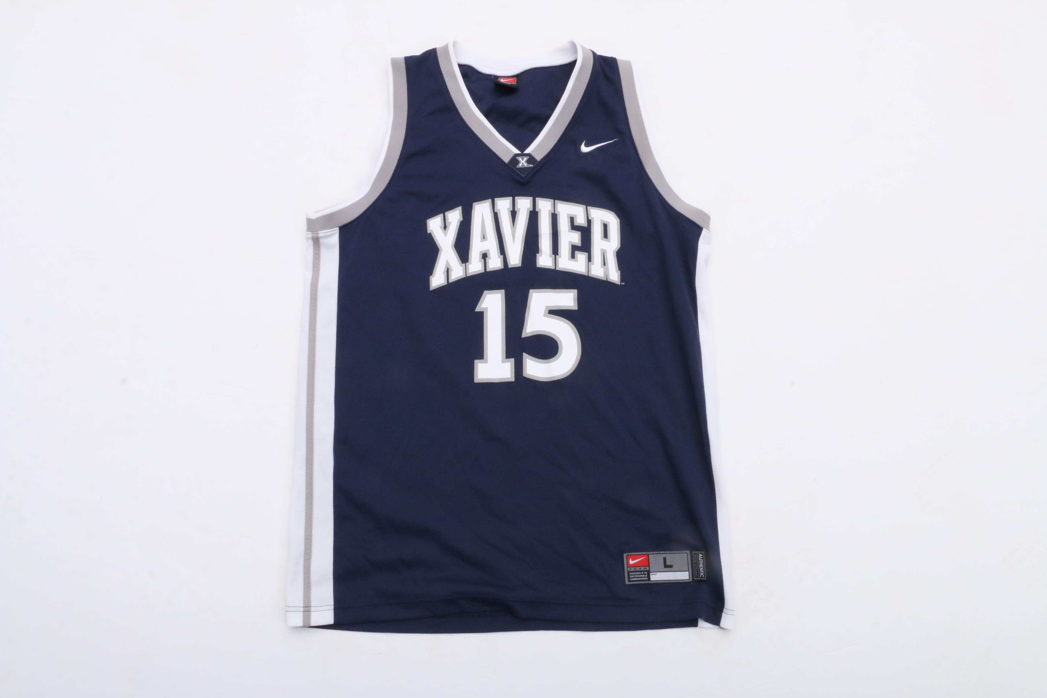 Six NBA and NCAA Basketball Jerseys Including North Carolina Michael Jordan