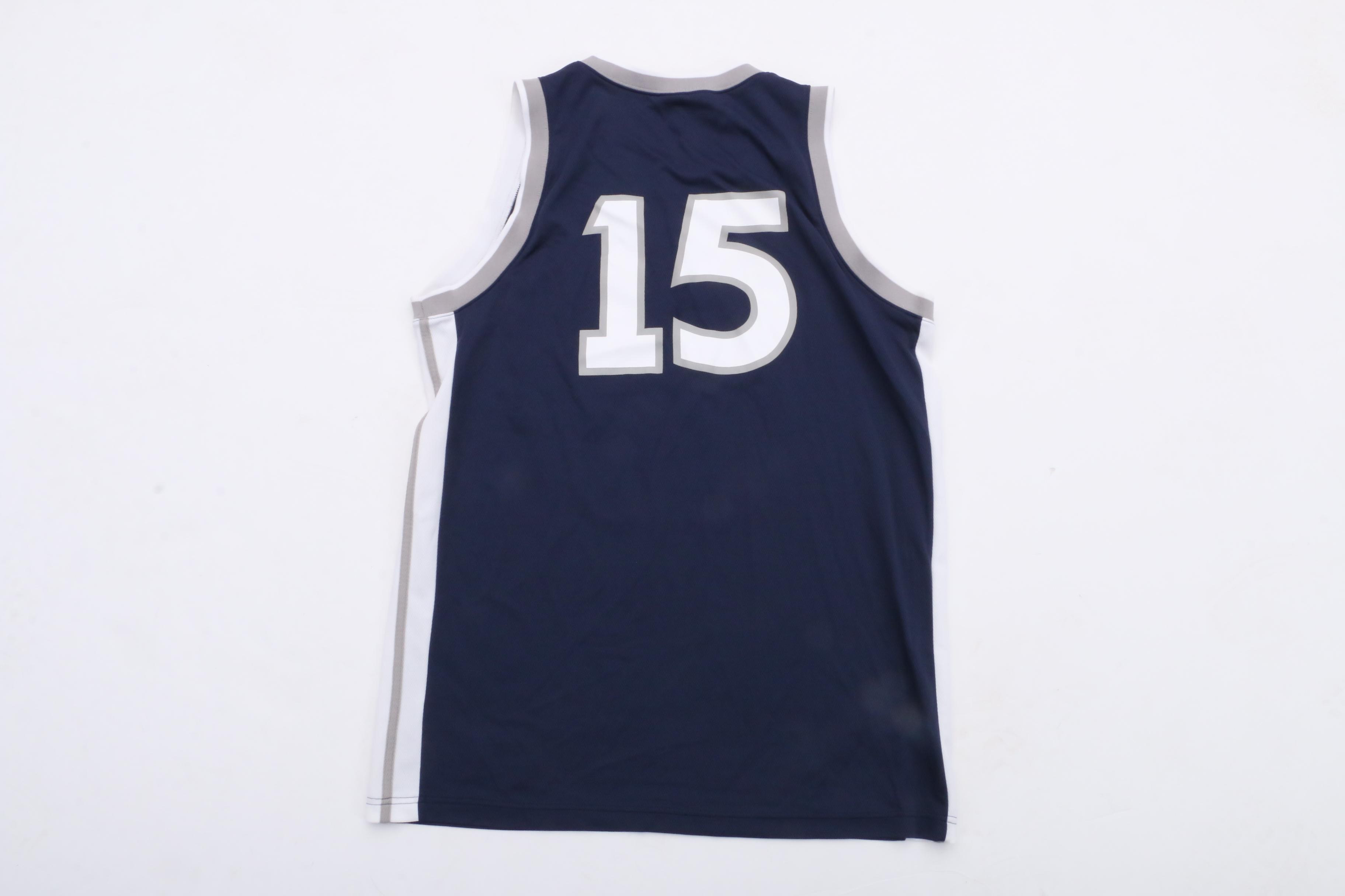 Six NBA and NCAA Basketball Jerseys Including North Carolina Michael Jordan