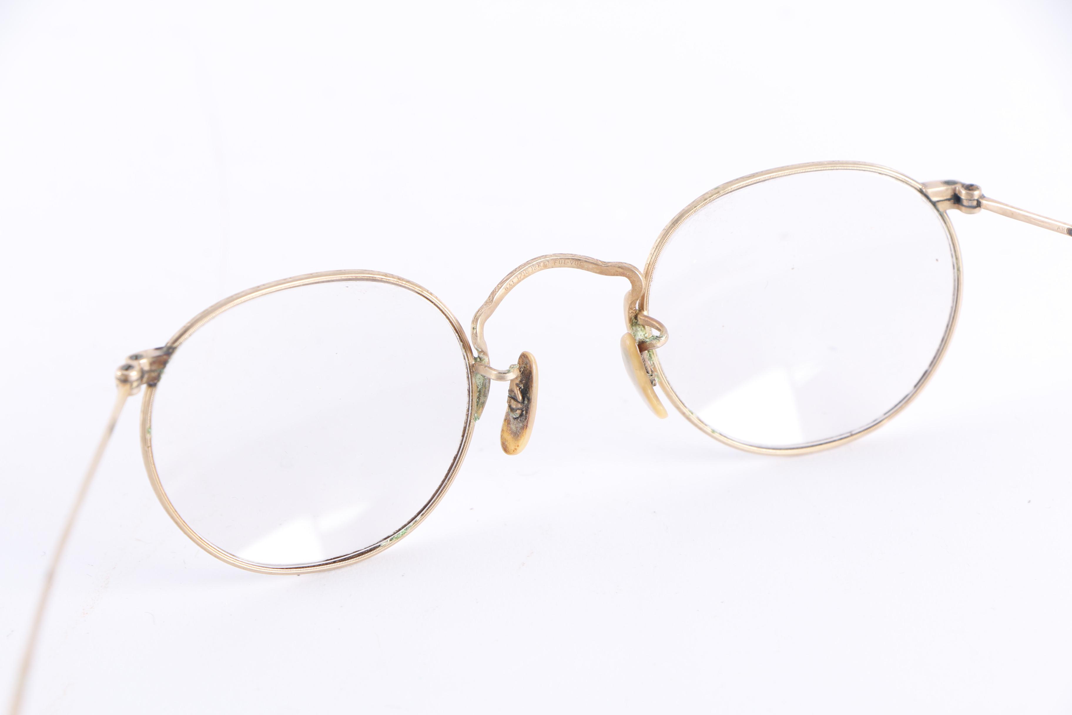 Vintage German Opisometer Map Measurer with Gold-Filled Spectacles