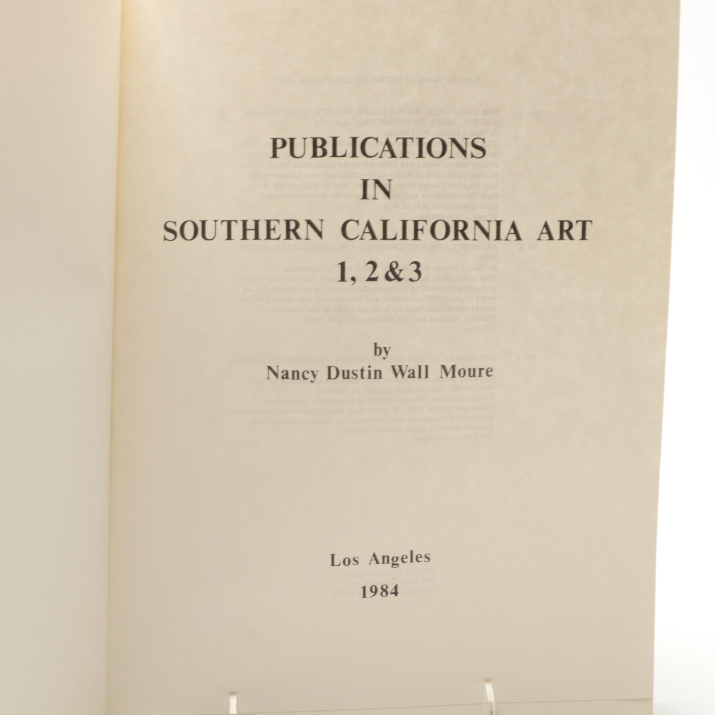 Group of California Art Books