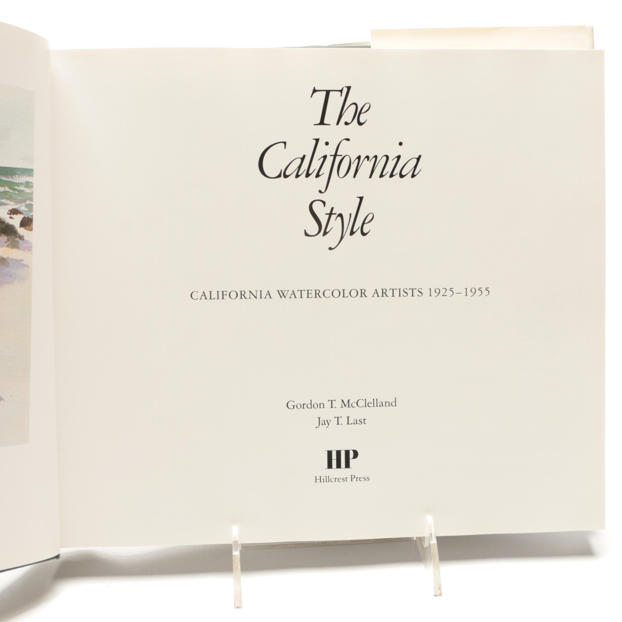 Group of California Art Books