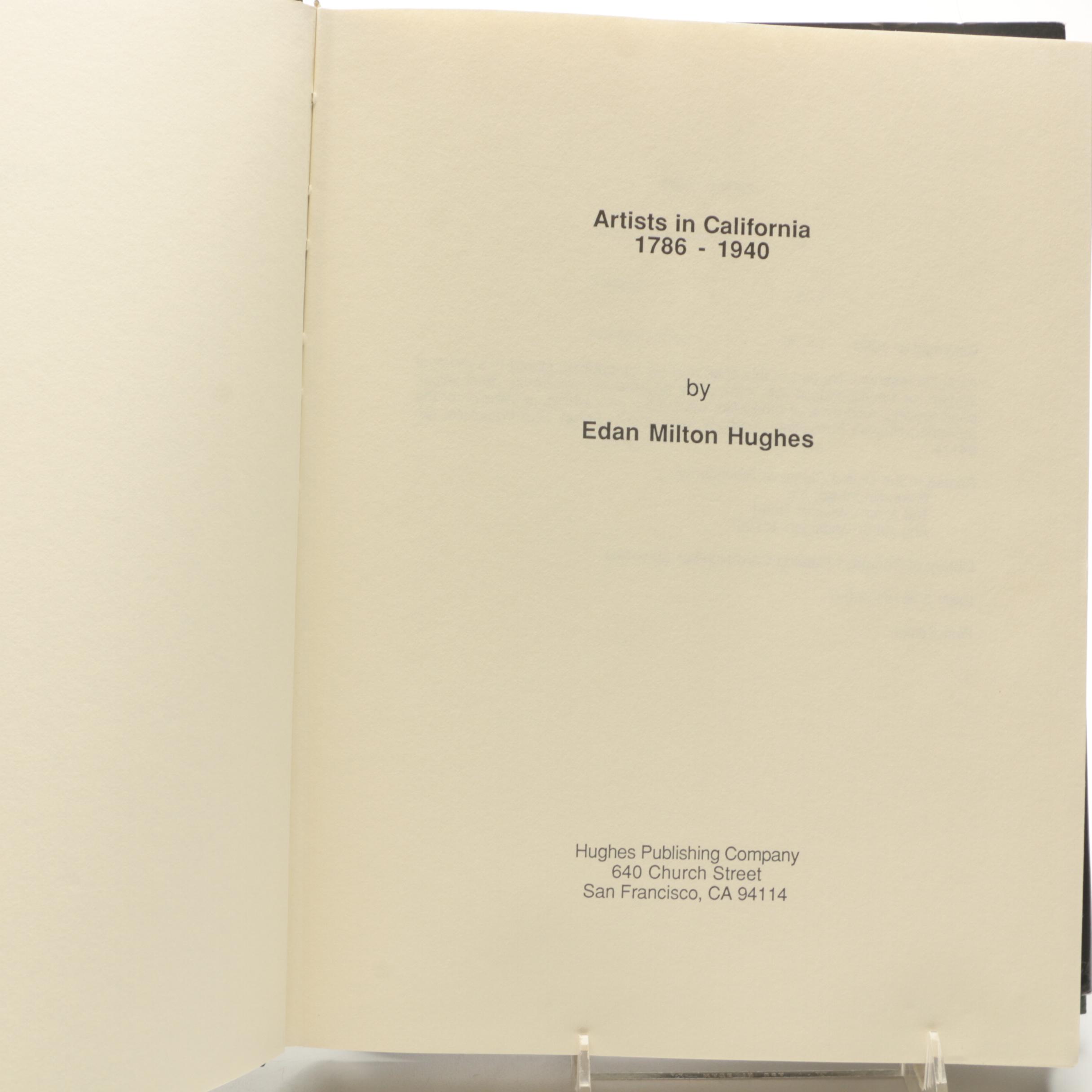 Group of California Art Books