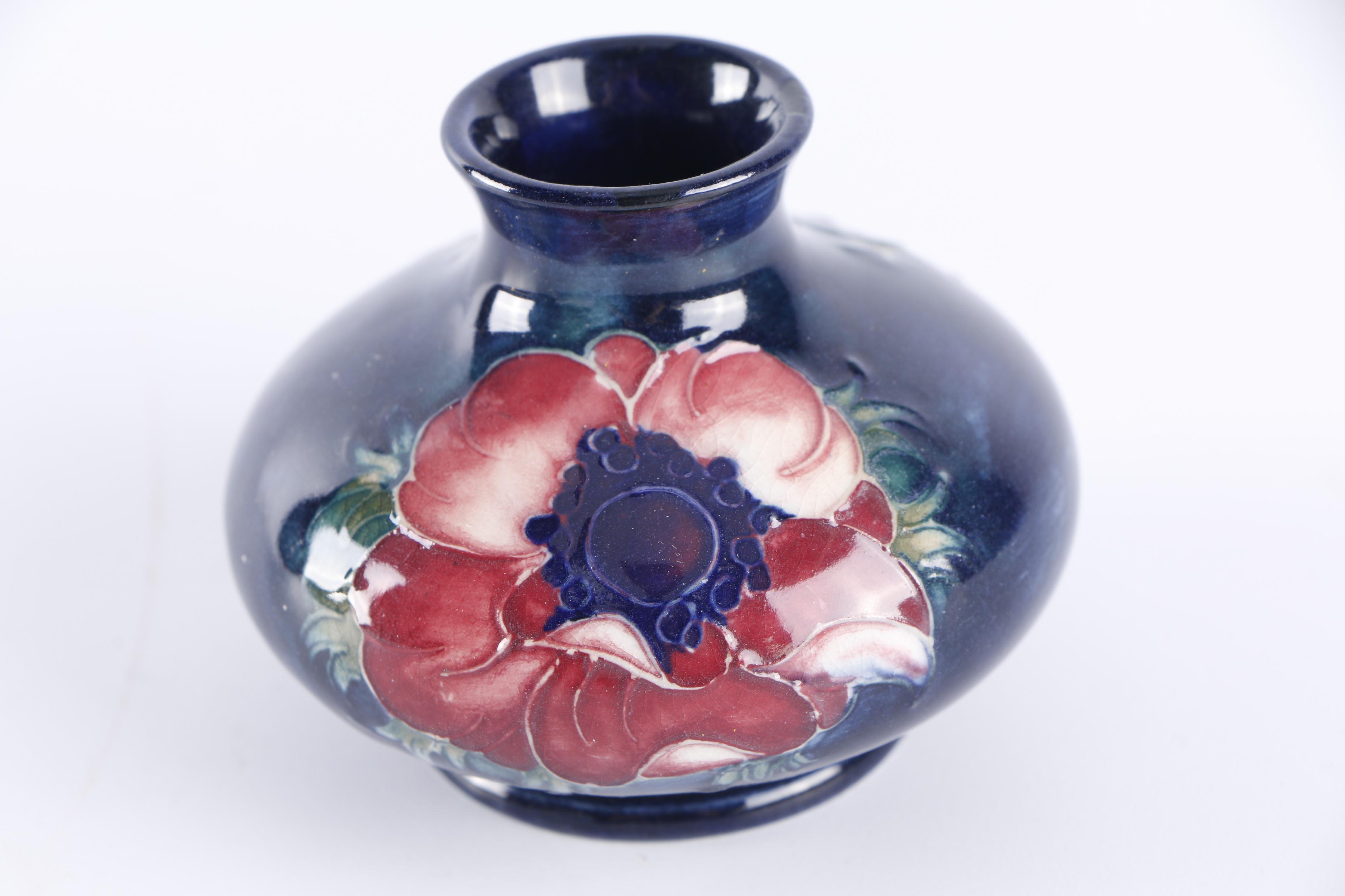 Hand-Painted Royal Copenhagen "Bindweed" Vase and Majolica Style Vase