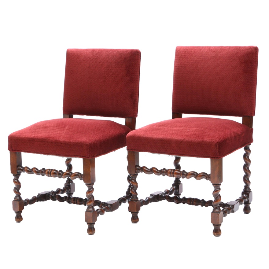 Cromwellian Style Side Chairs