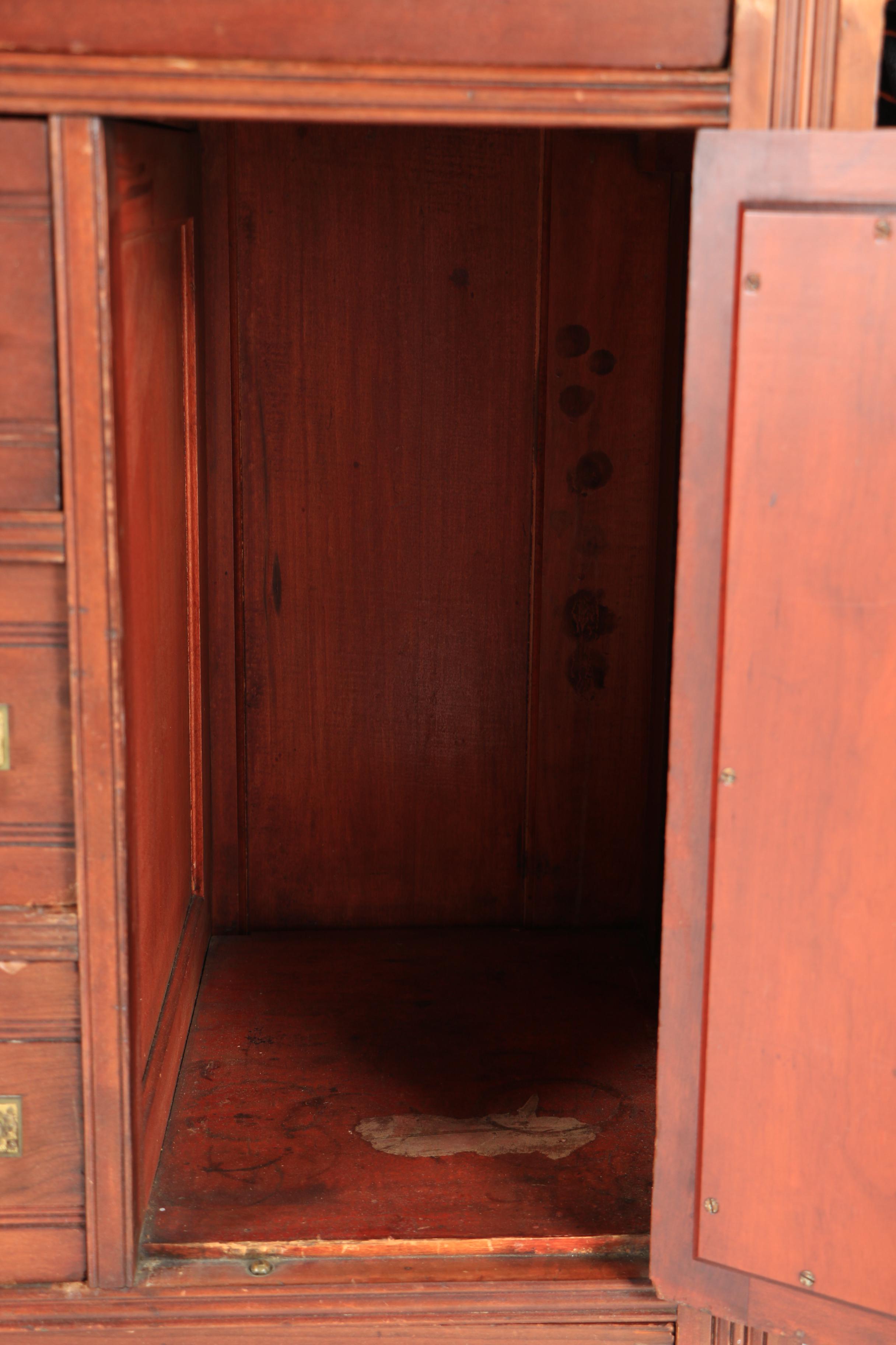 Eastlake Lockside Dresser with Hatbox Cabinet