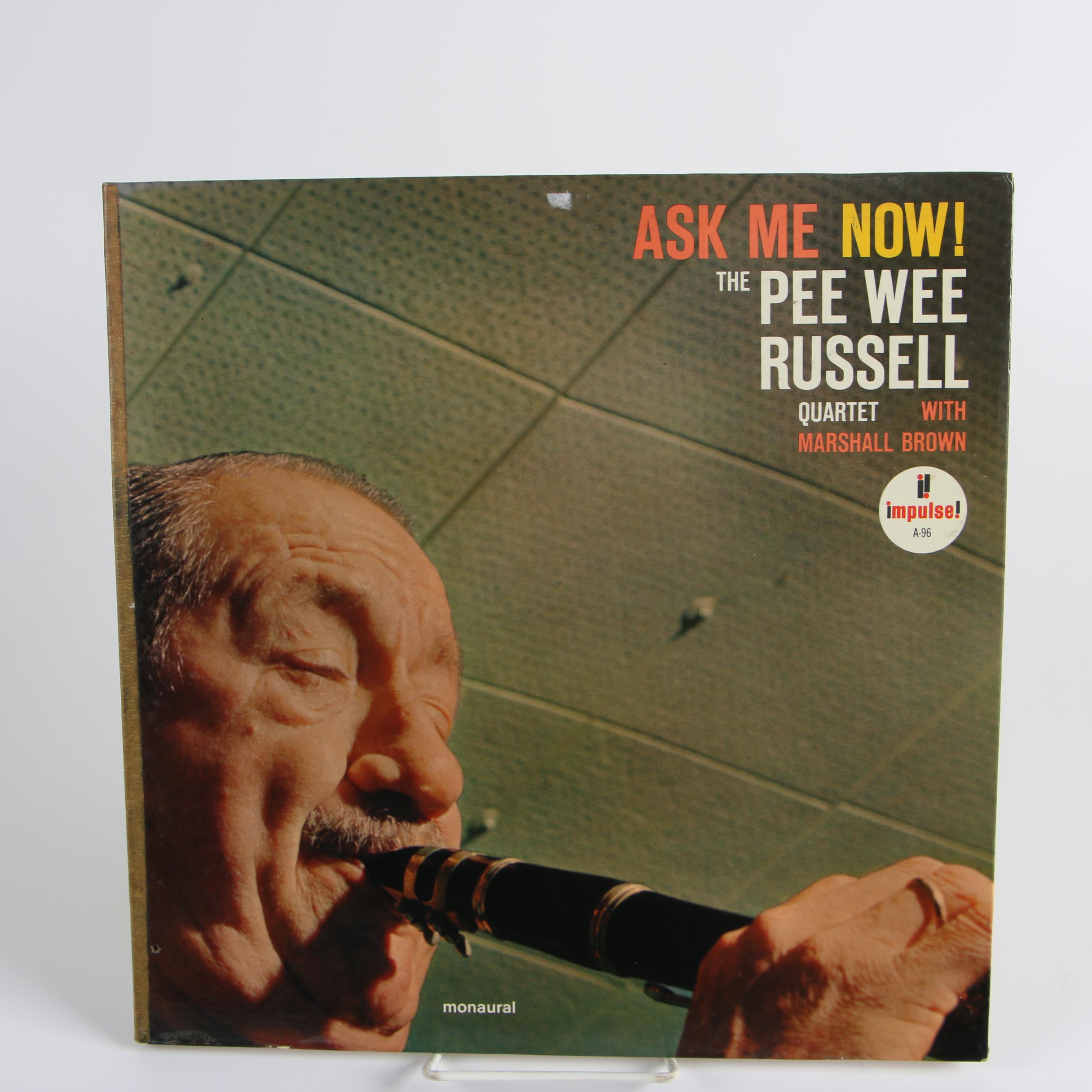 Pee Wee Russell Vintage Jazz Records "Ask Me Now!" and "I Grandi Del Jazz"