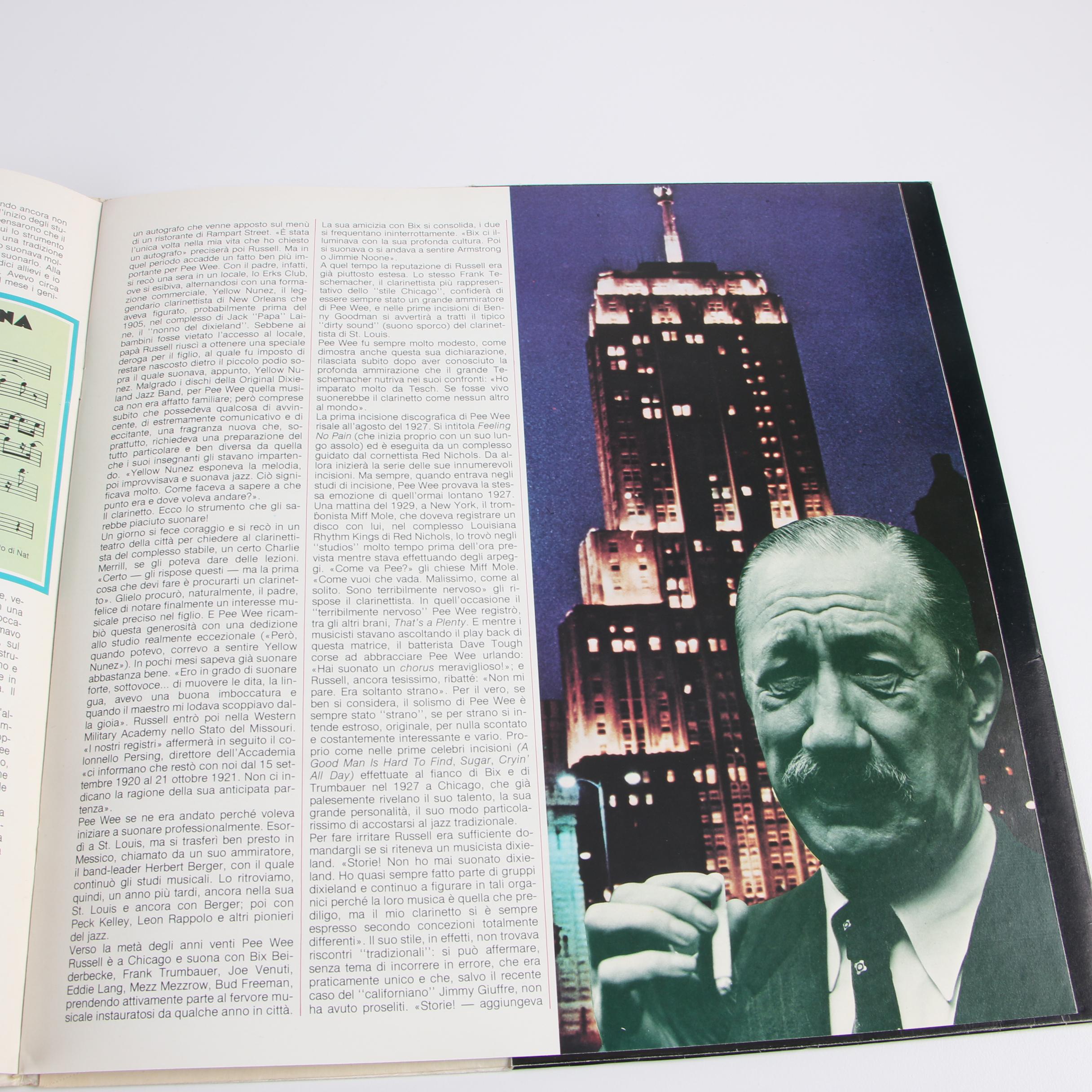 Pee Wee Russell Vintage Jazz Records "Ask Me Now!" and "I Grandi Del Jazz"