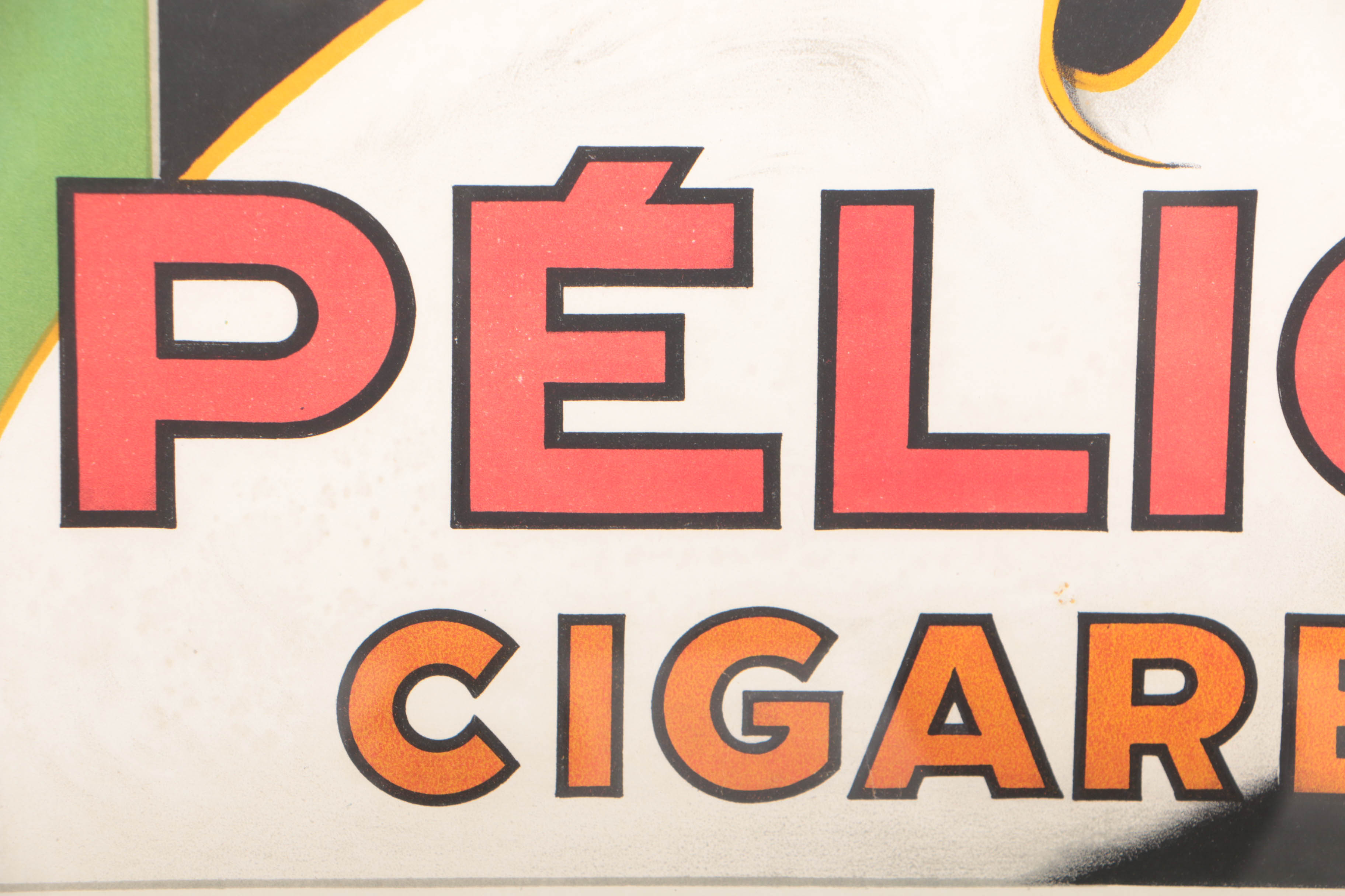 Charles Yray c.1925 Color Lithograph Poster for Pelican Cigarettes