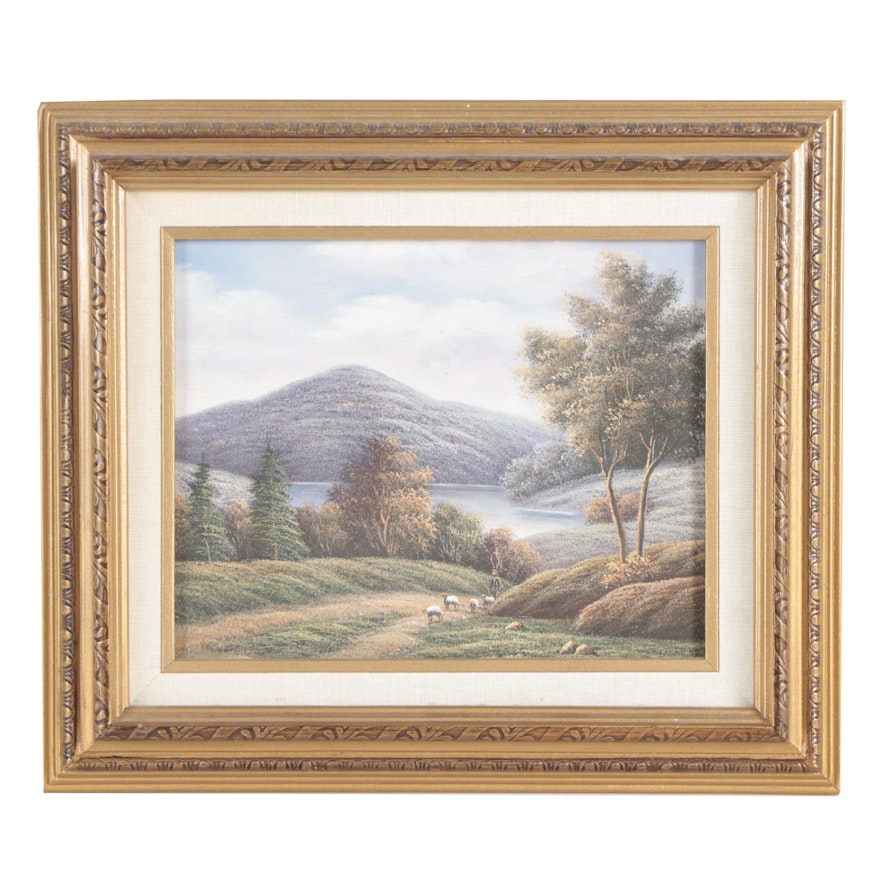 20th Century Landscape Oil Painting