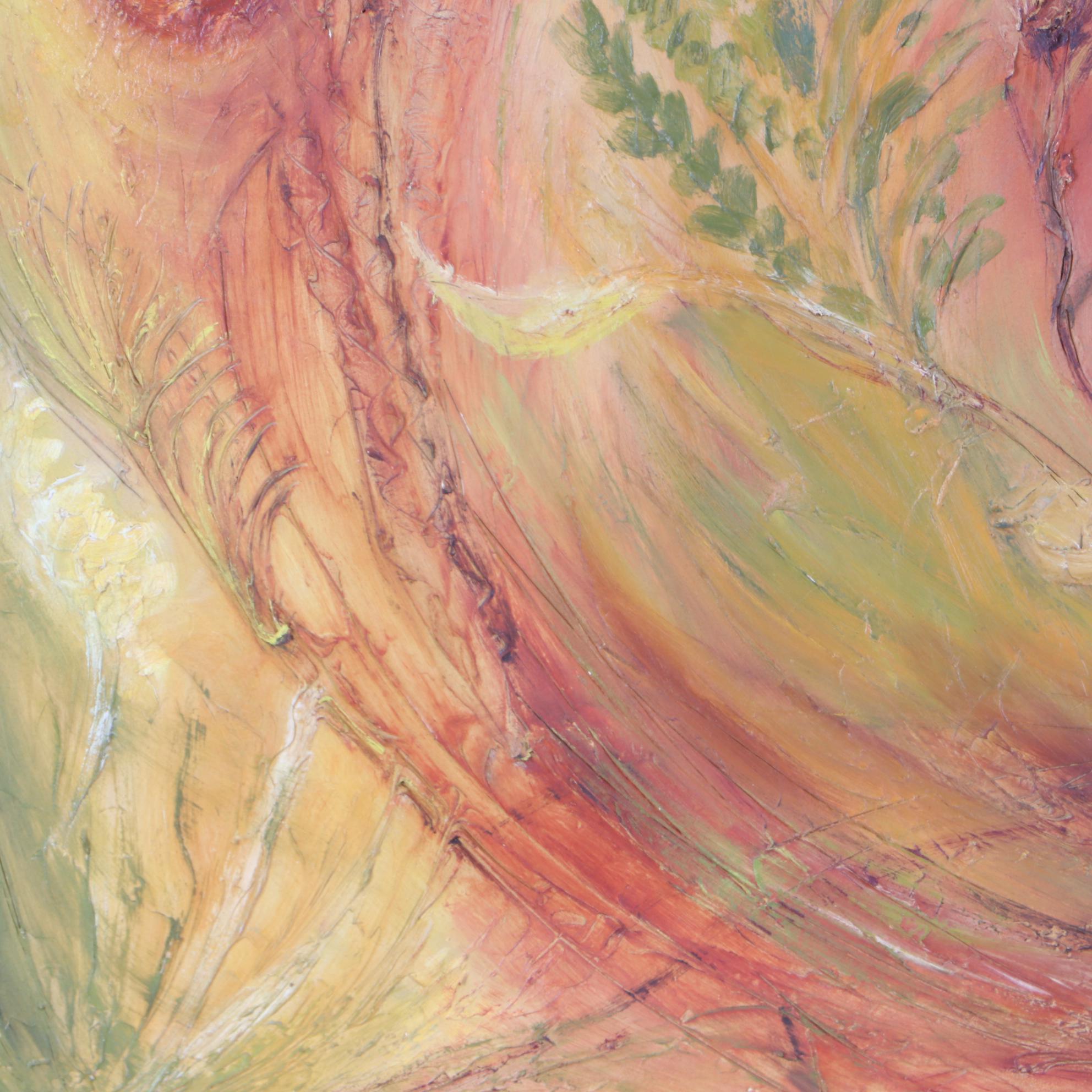 Helen Wessel Abstract Oil Painting