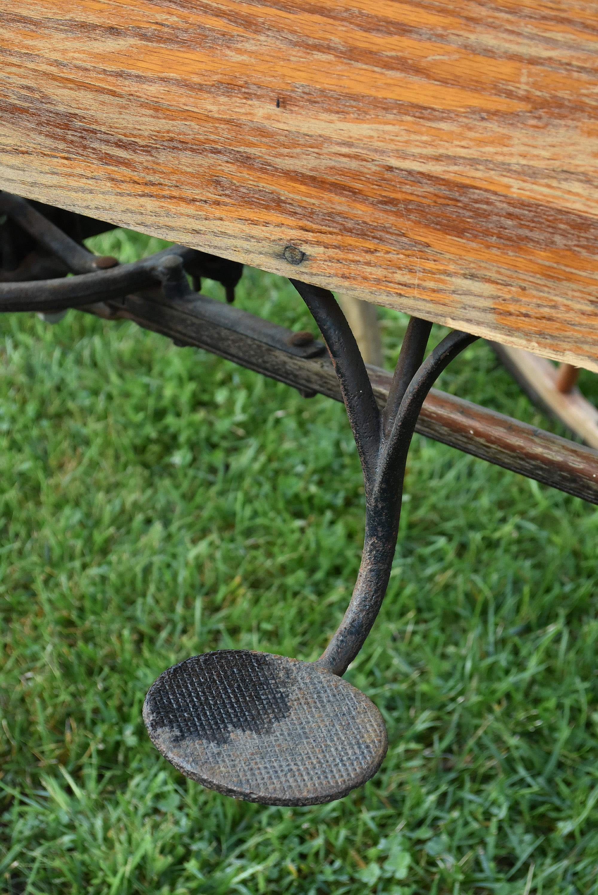 Late 19th Century Natural Oak And  Black Horse Drawn Buggy
